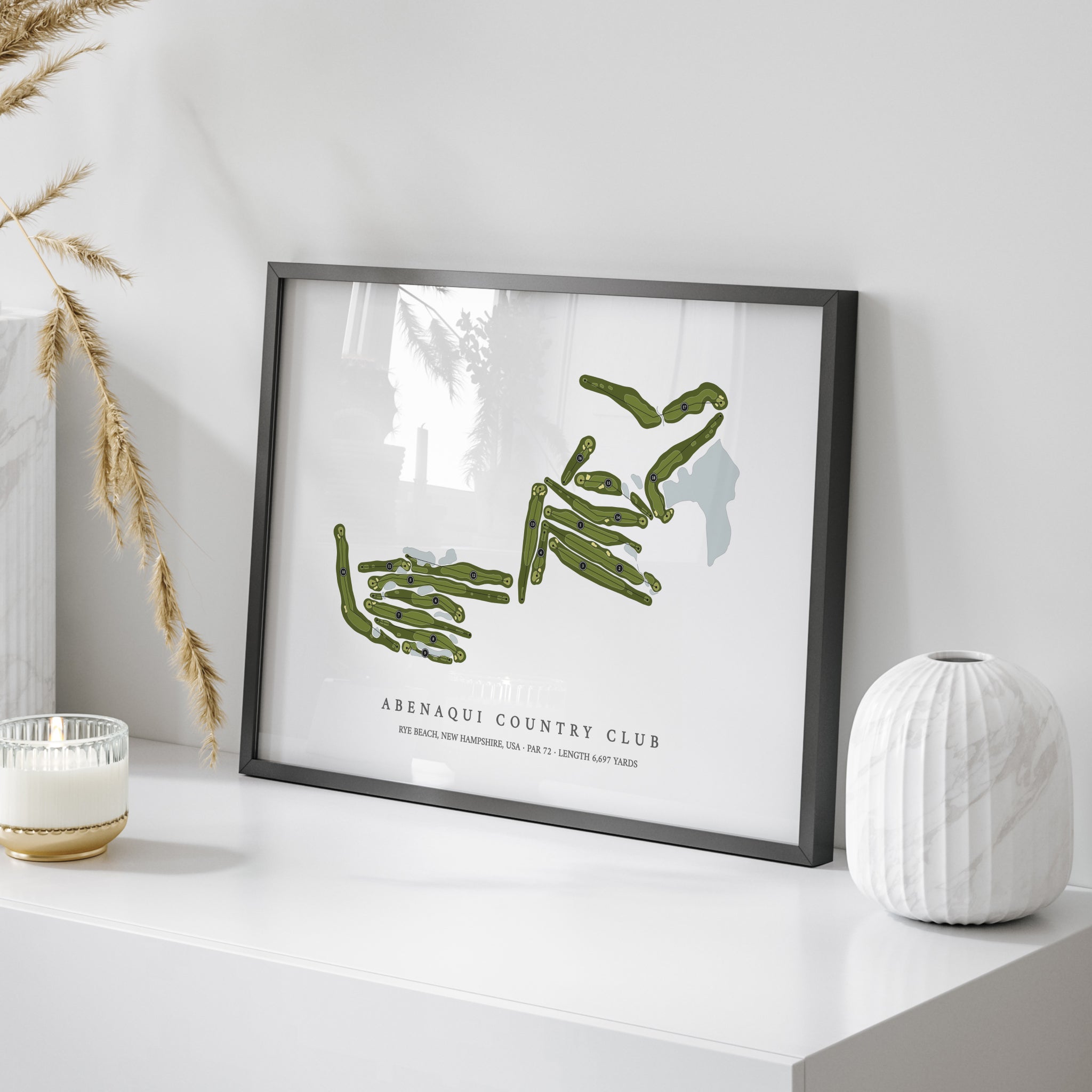 Abenaqui Country Club | Golf Course Print | On+Table