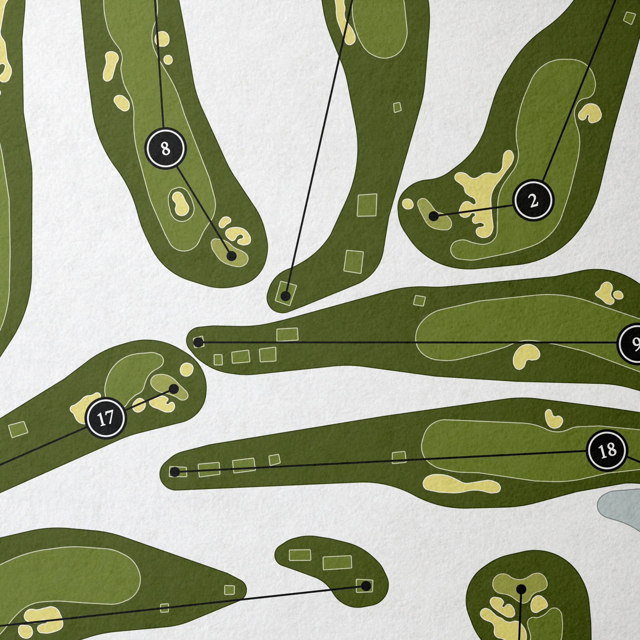 Ak-Chin Southern Dunes Golf Club | Golf Course Map | Close+Up