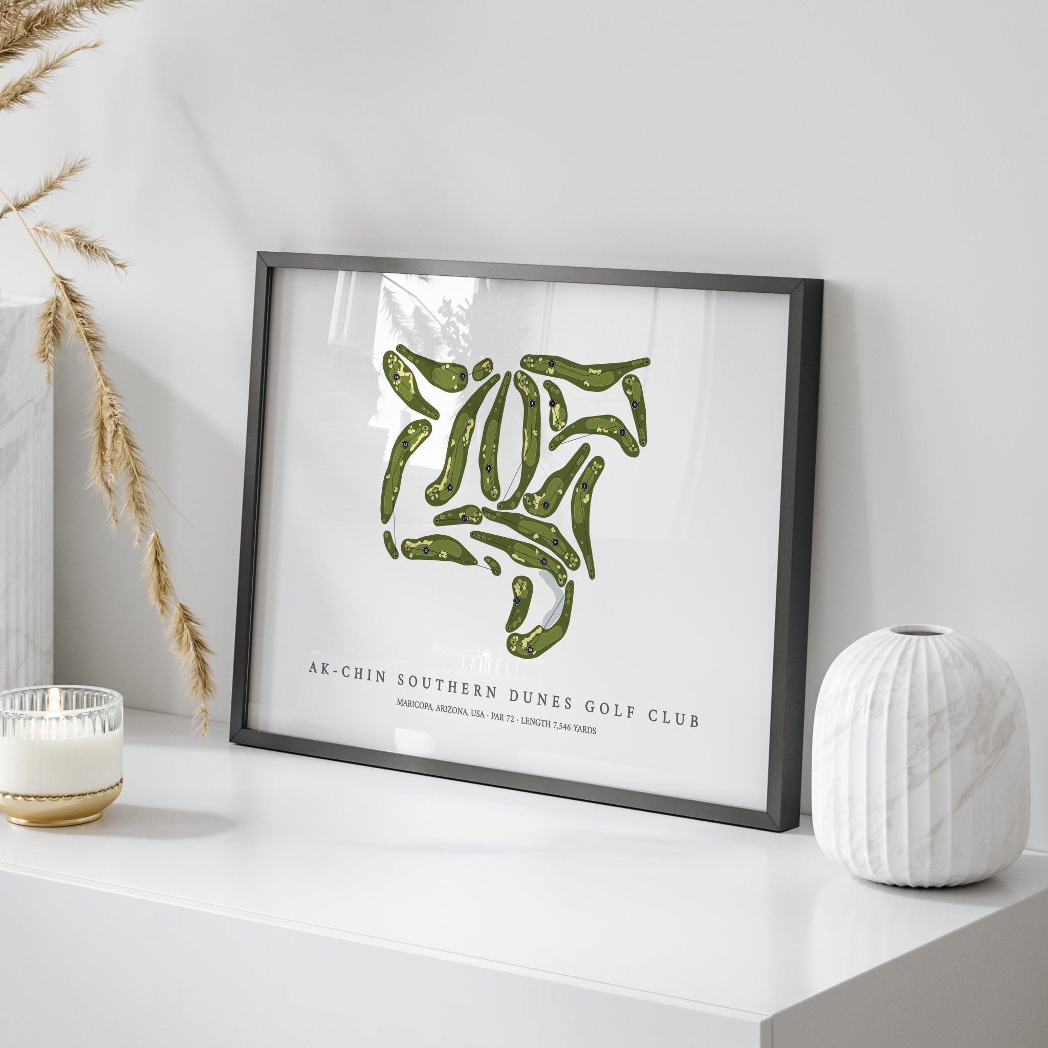 Ak-Chin Southern Dunes Golf Club | Golf Course Map | On+Table