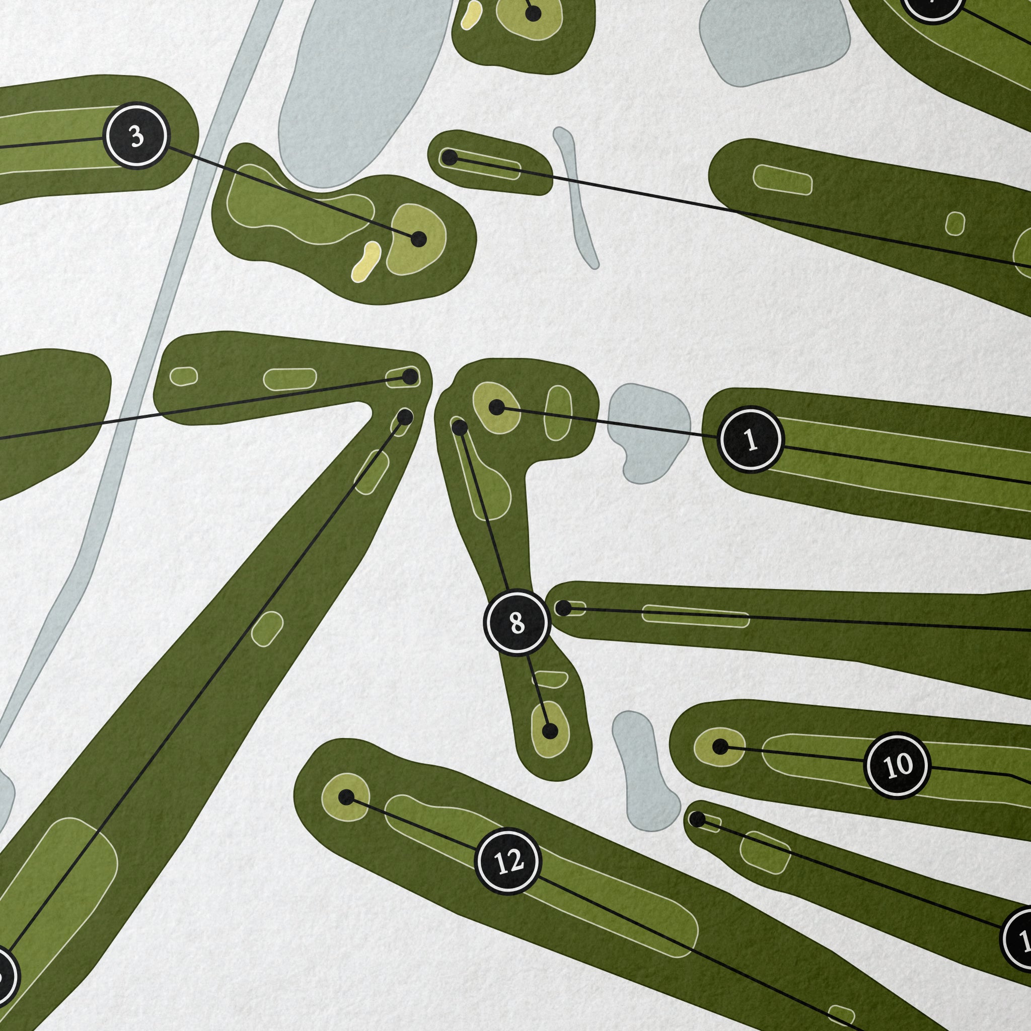 Albany Golf Club | Golf Course Map | Close+Up