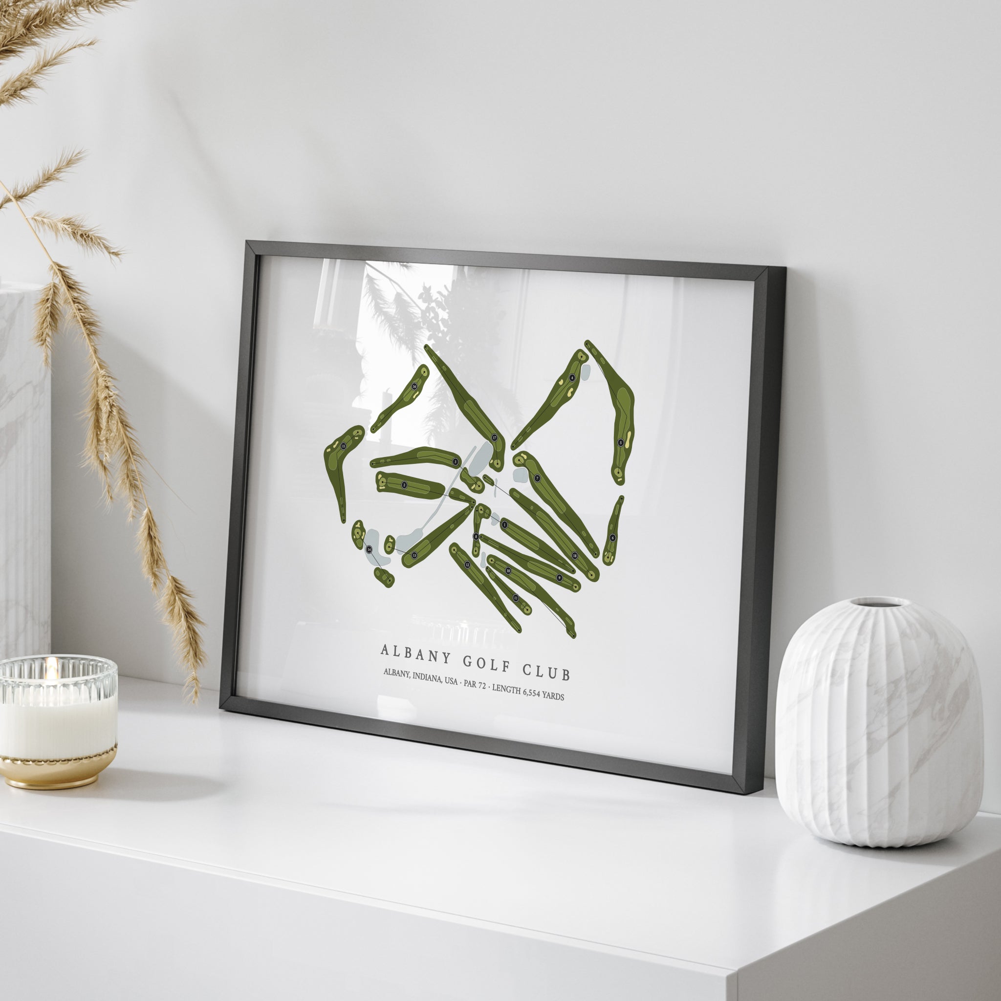 Albany Golf Club | Golf Course Map | On+Table