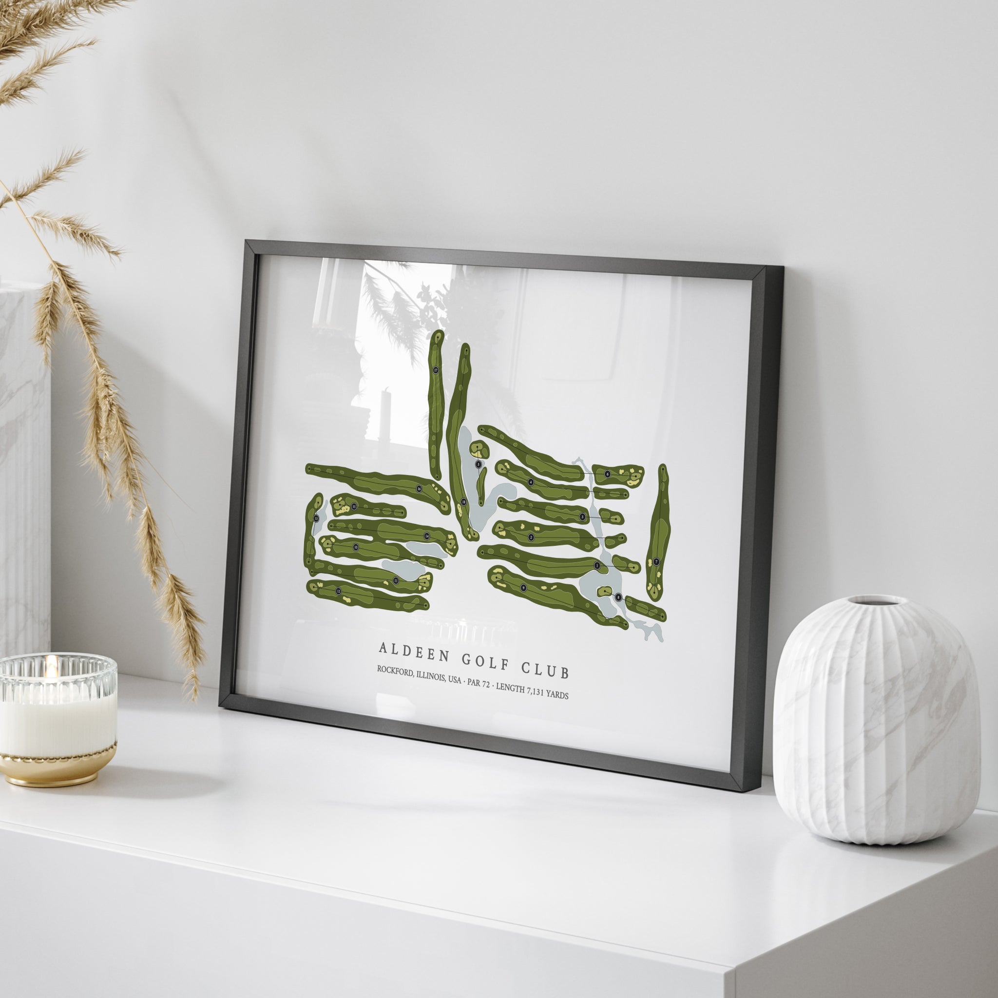 Aldeen Golf Club | Golf Course Map | On Table