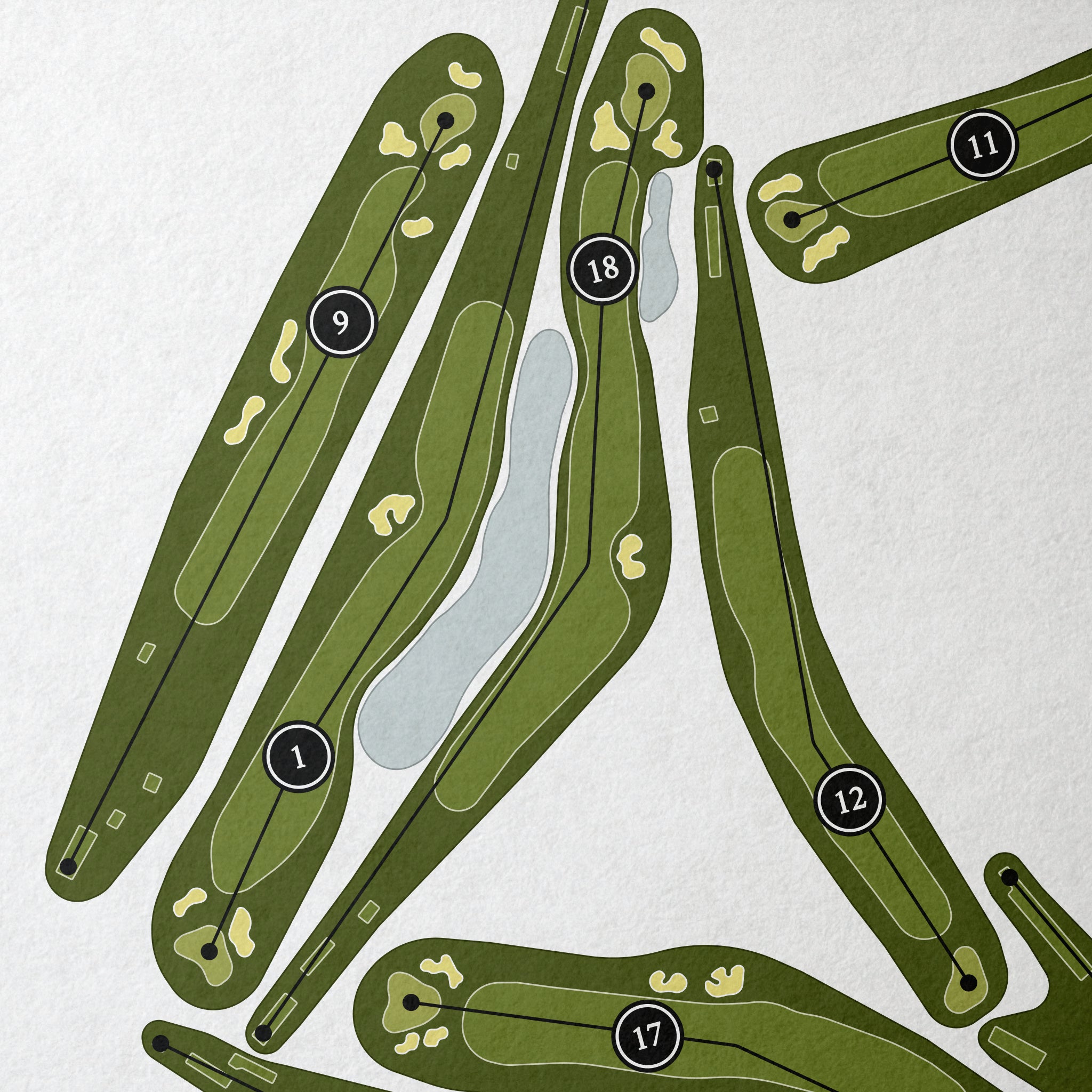 Almaden Golf & Country Club | Golf Course Map | Close+Up