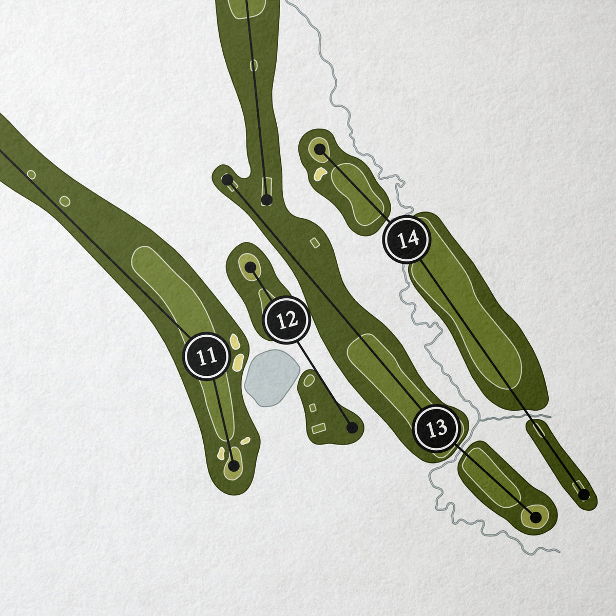 Angel Fire Resort Country Club | Golf Course Map | Close Up