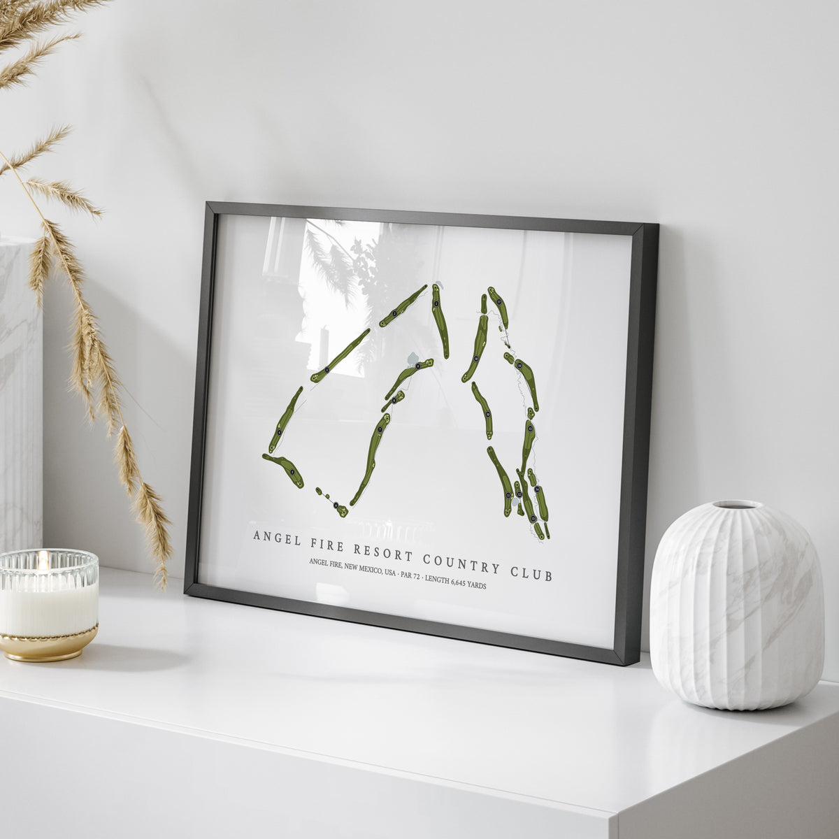 Angel Fire Resort Country Club | Golf Course Map | On Table