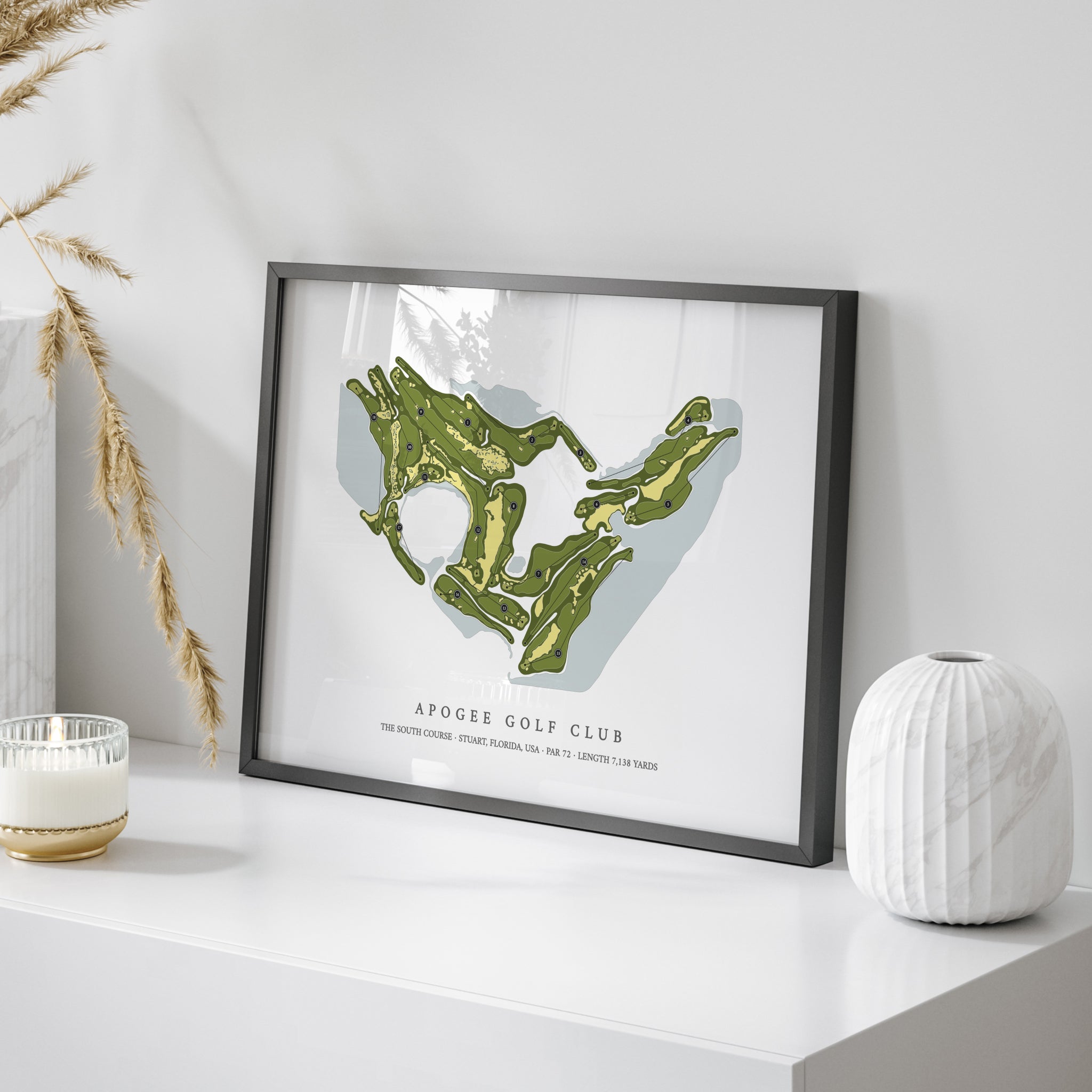 Apogee Golf Club - The South Course | Golf Course Map | On Table