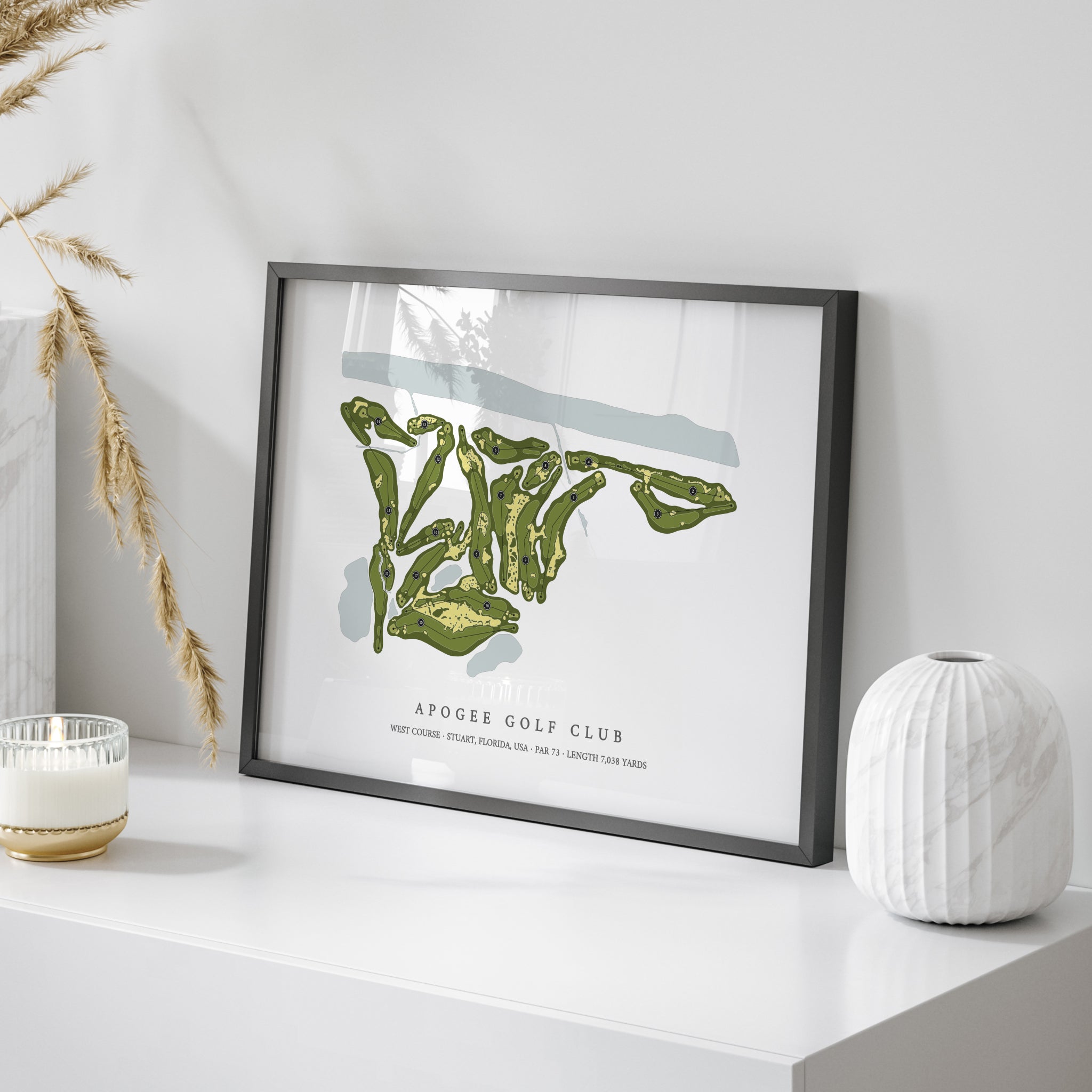 Apogee Golf Club - West Course | Golf Course Map | On Table