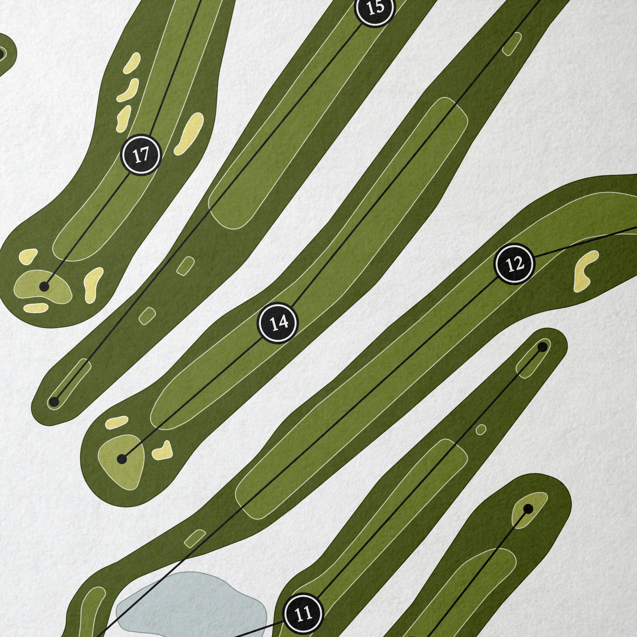 Apple Valley Golf Club | Golf Course Map | Close Up