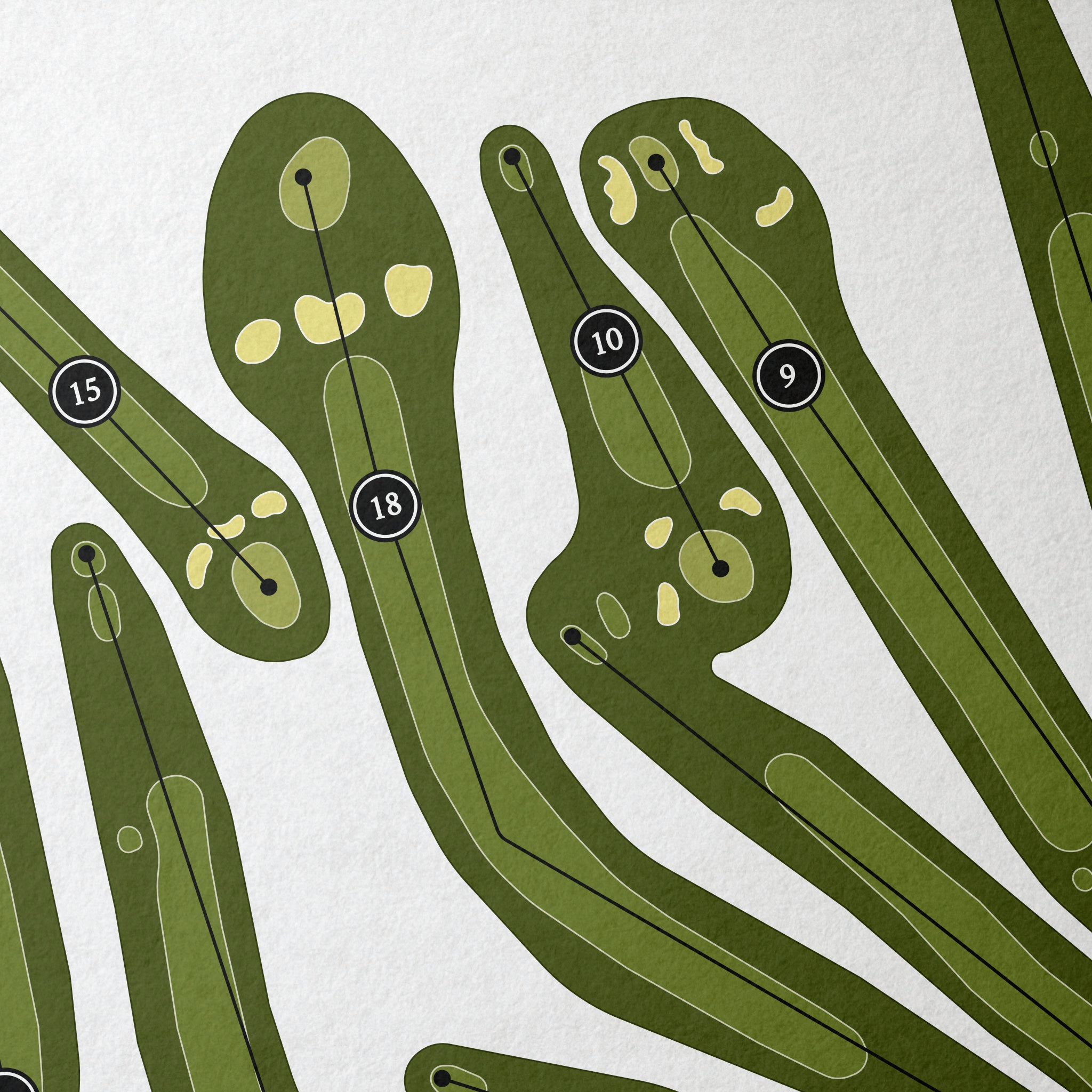 Arbor Hills Golf Club | Golf Course Map | Close+Up