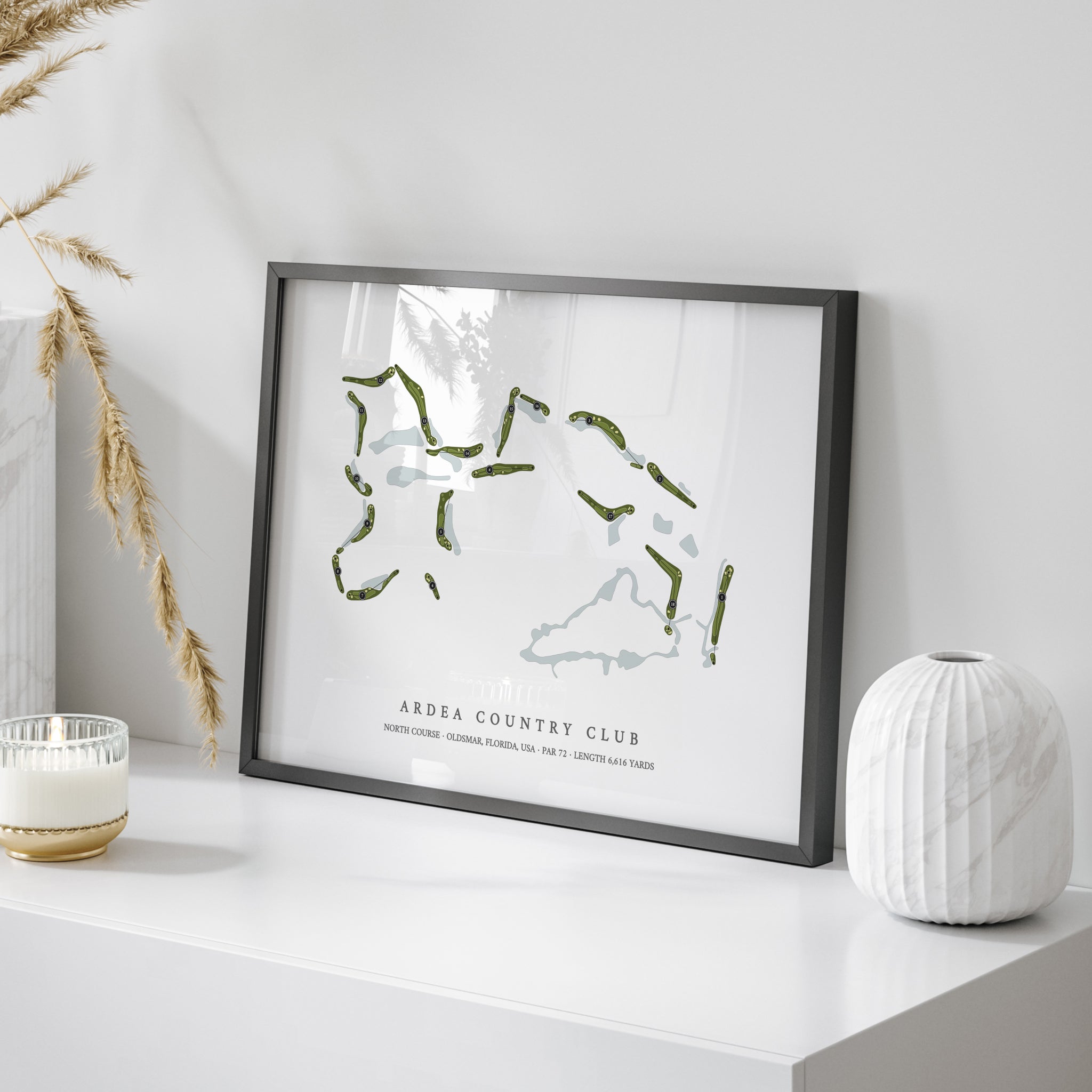 Ardea Country Club - North Course | Golf Course Map | On Table