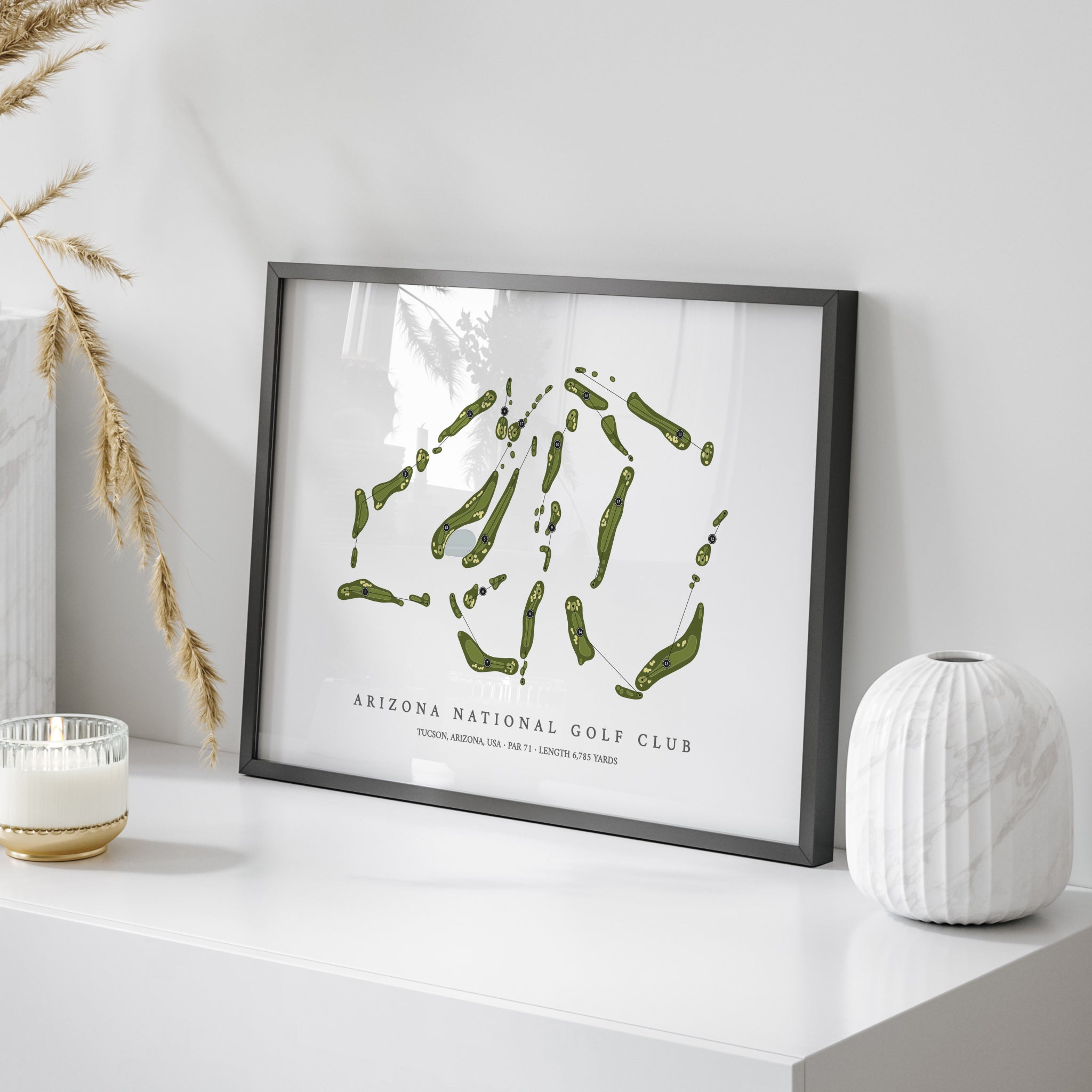 Arizona National Golf Club | Golf Course Map | On Table