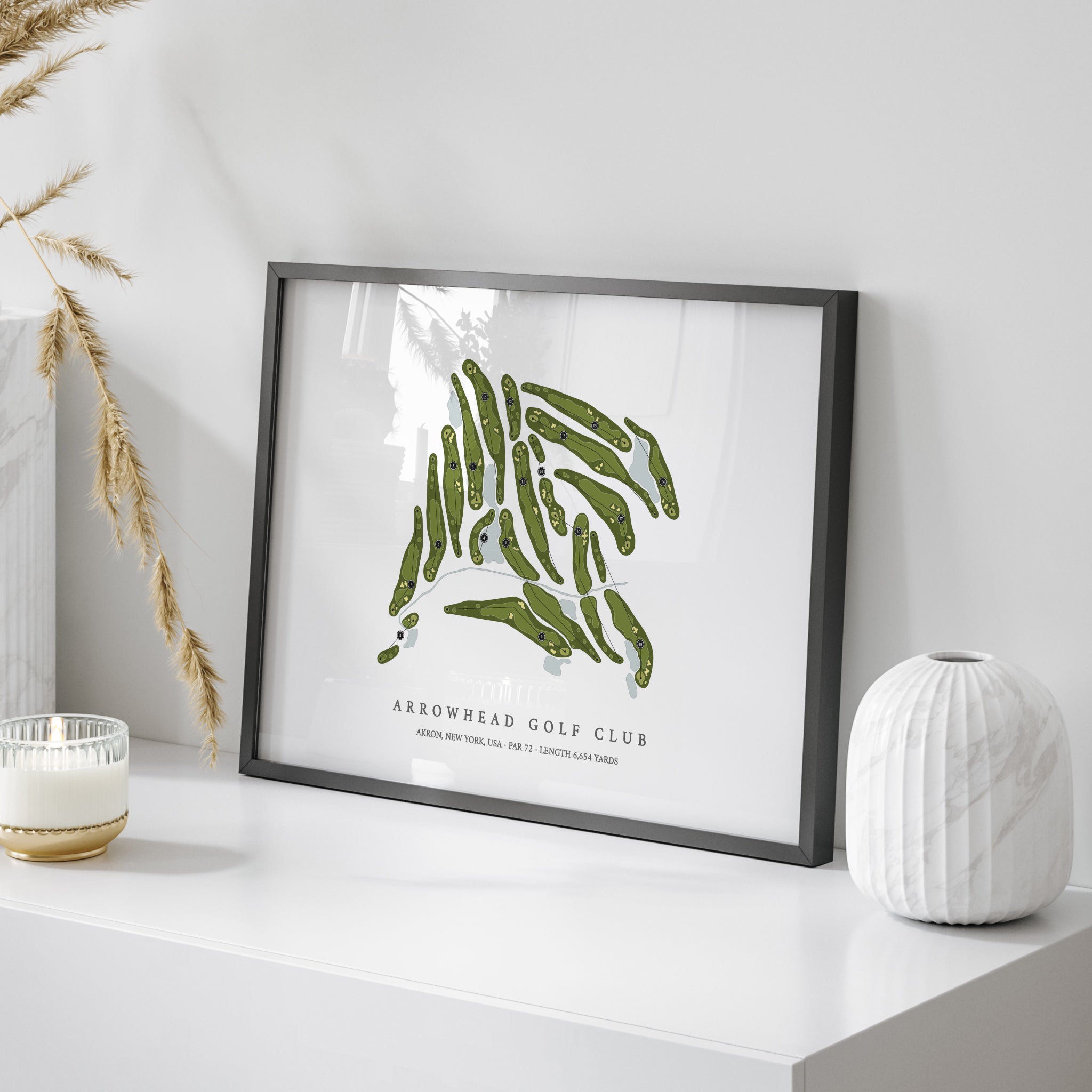 Arrowhead Golf Club | Golf Course Map | On Table