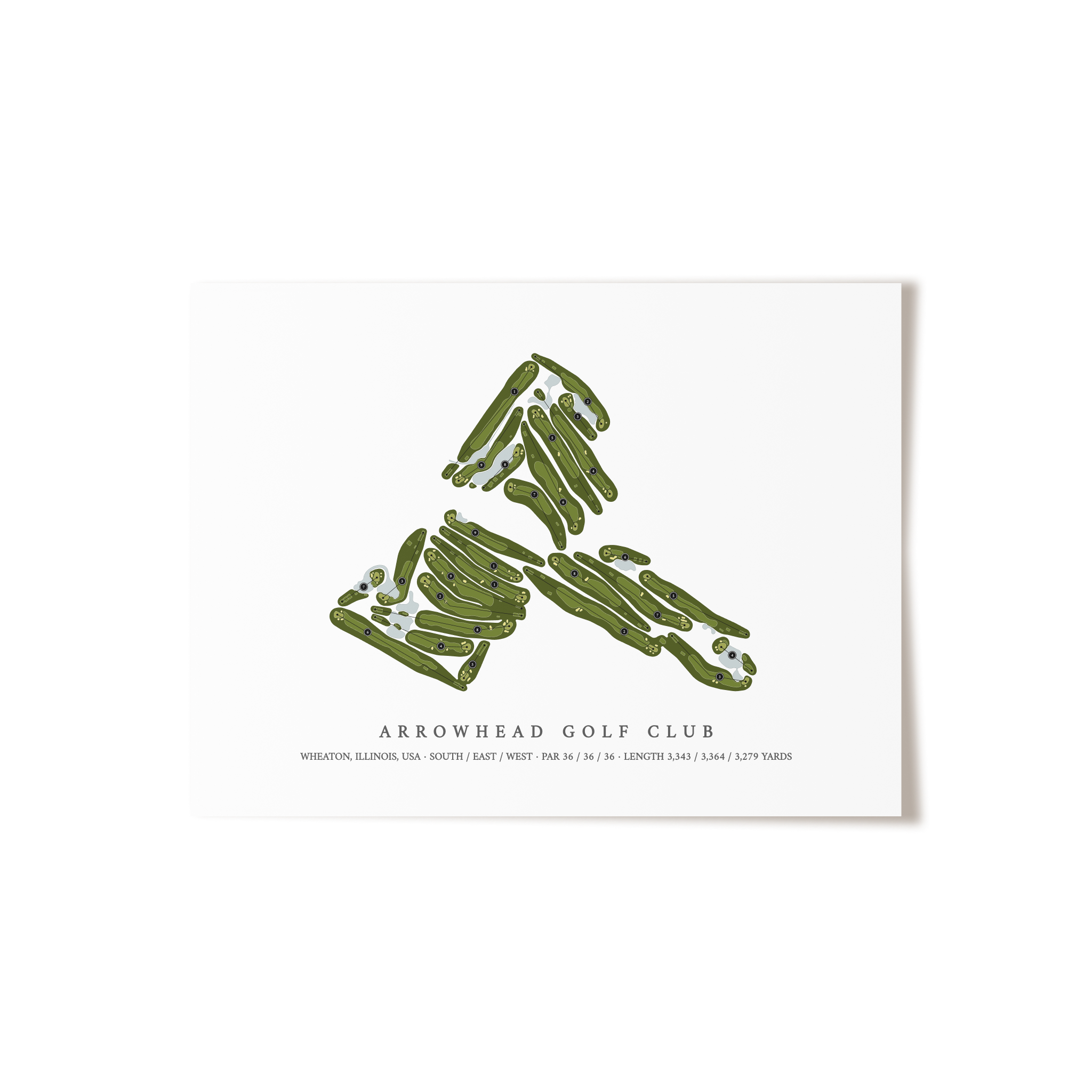 Arrowhead Golf Club | Golf Course Print | Unframed