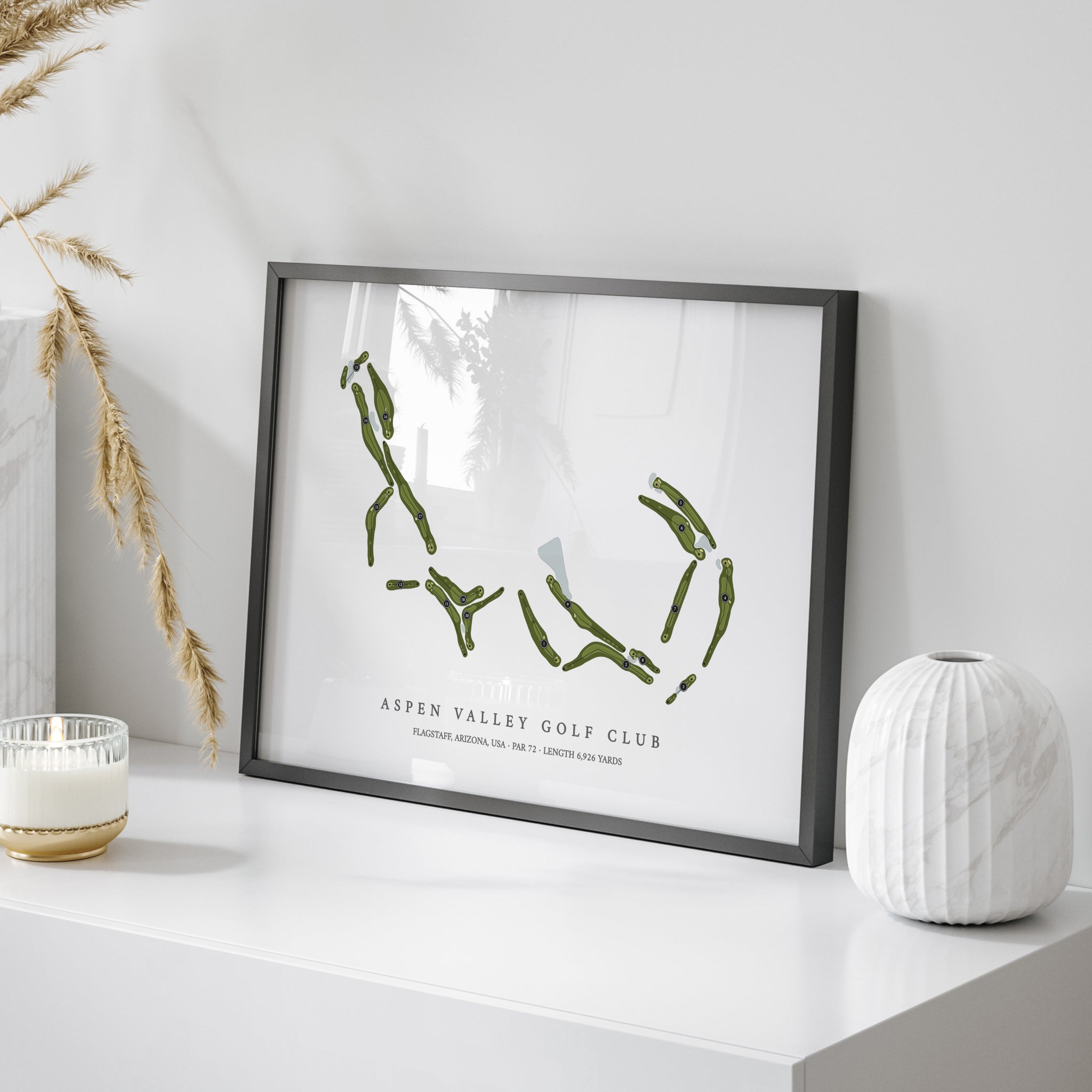 Aspen Valley Golf Club | Golf Course Print | On+Table