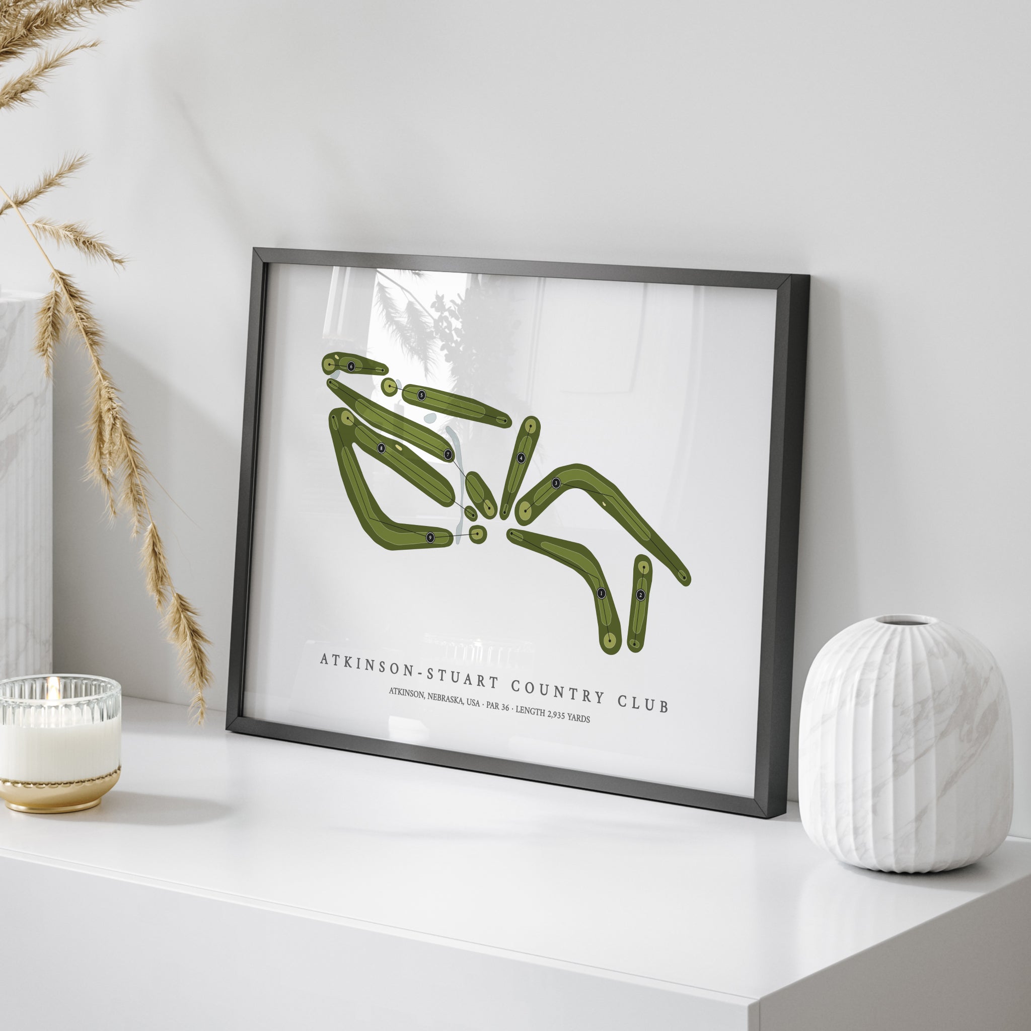 Atkinson-Stuart Country Club | Golf Course Map | On+Table