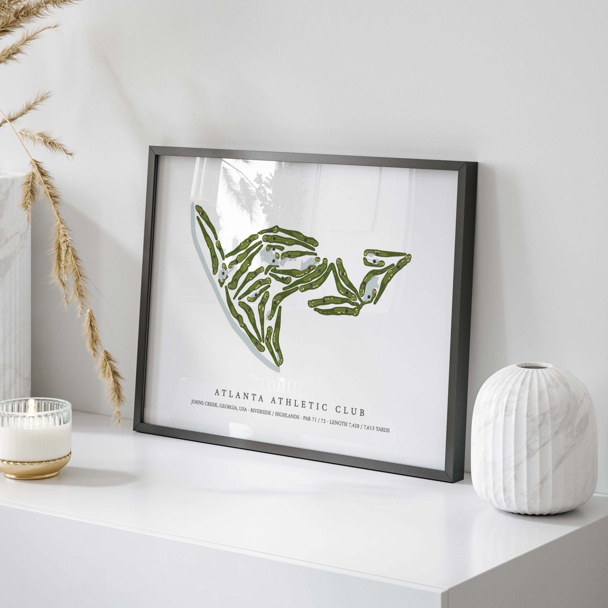 Atlanta Athletic Club | Golf Course Map | On Table