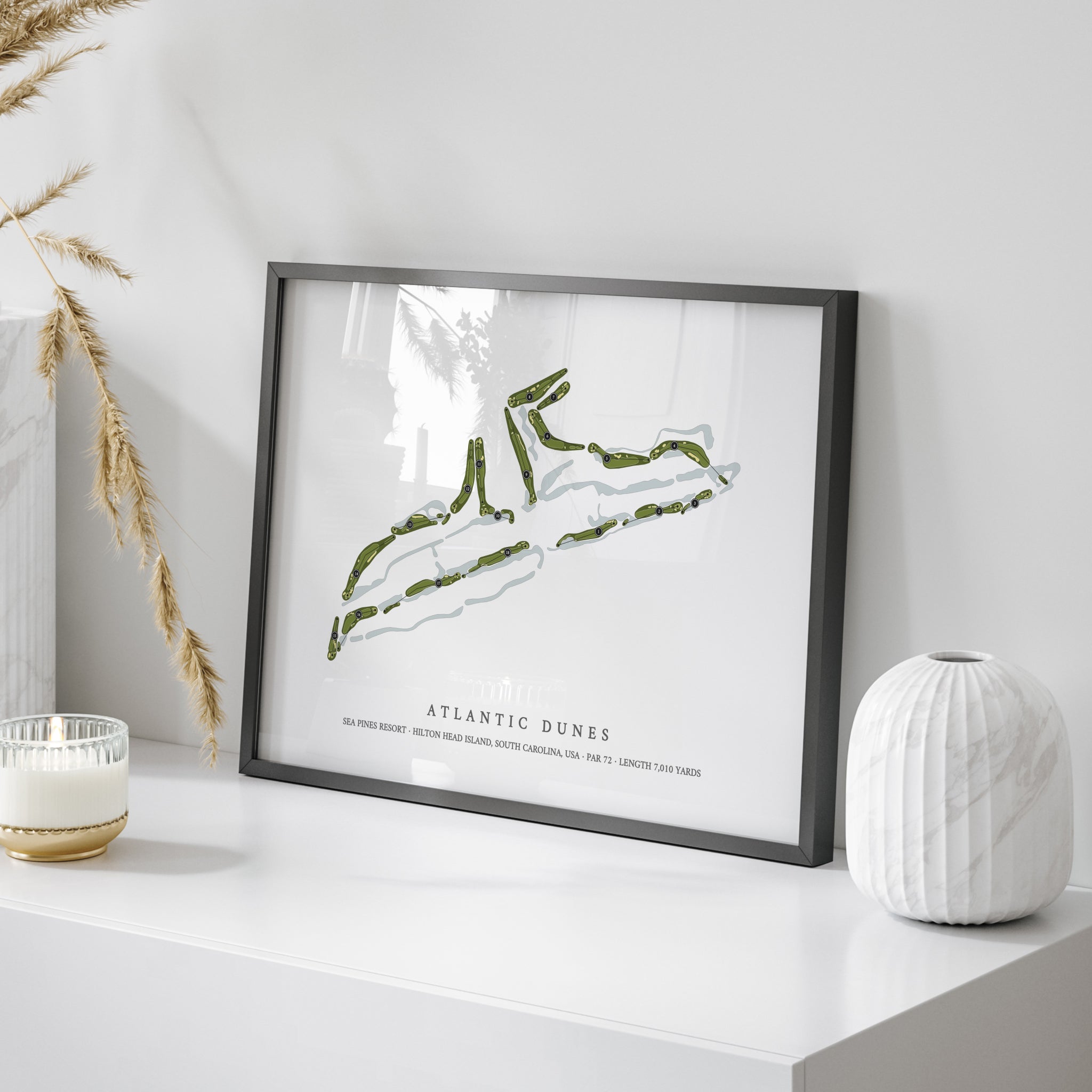 Atlantic Dunes at Sea Pines Resort | Golf Course Map | On Table