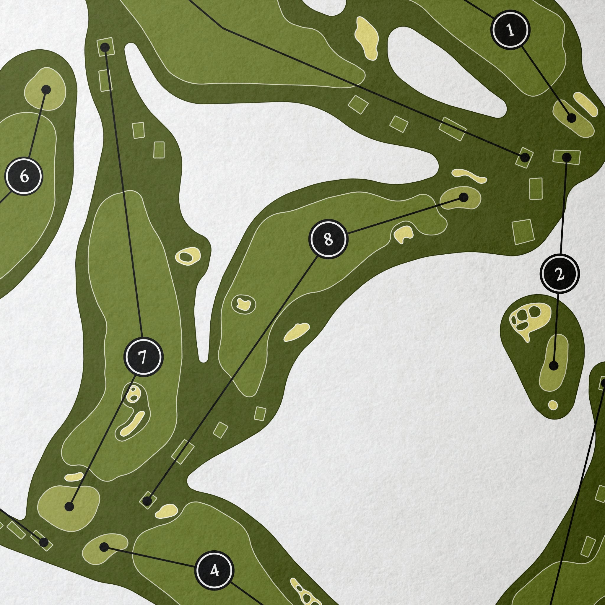 Awarii Dunes Golf Club | Golf Course Map | Close Up