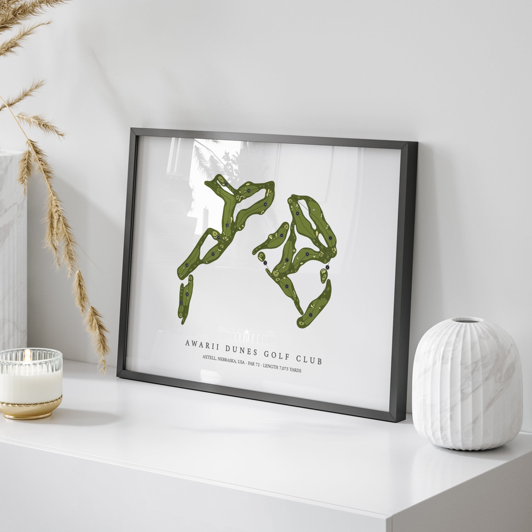 Awarii Dunes Golf Club | Golf Course Map | On Table