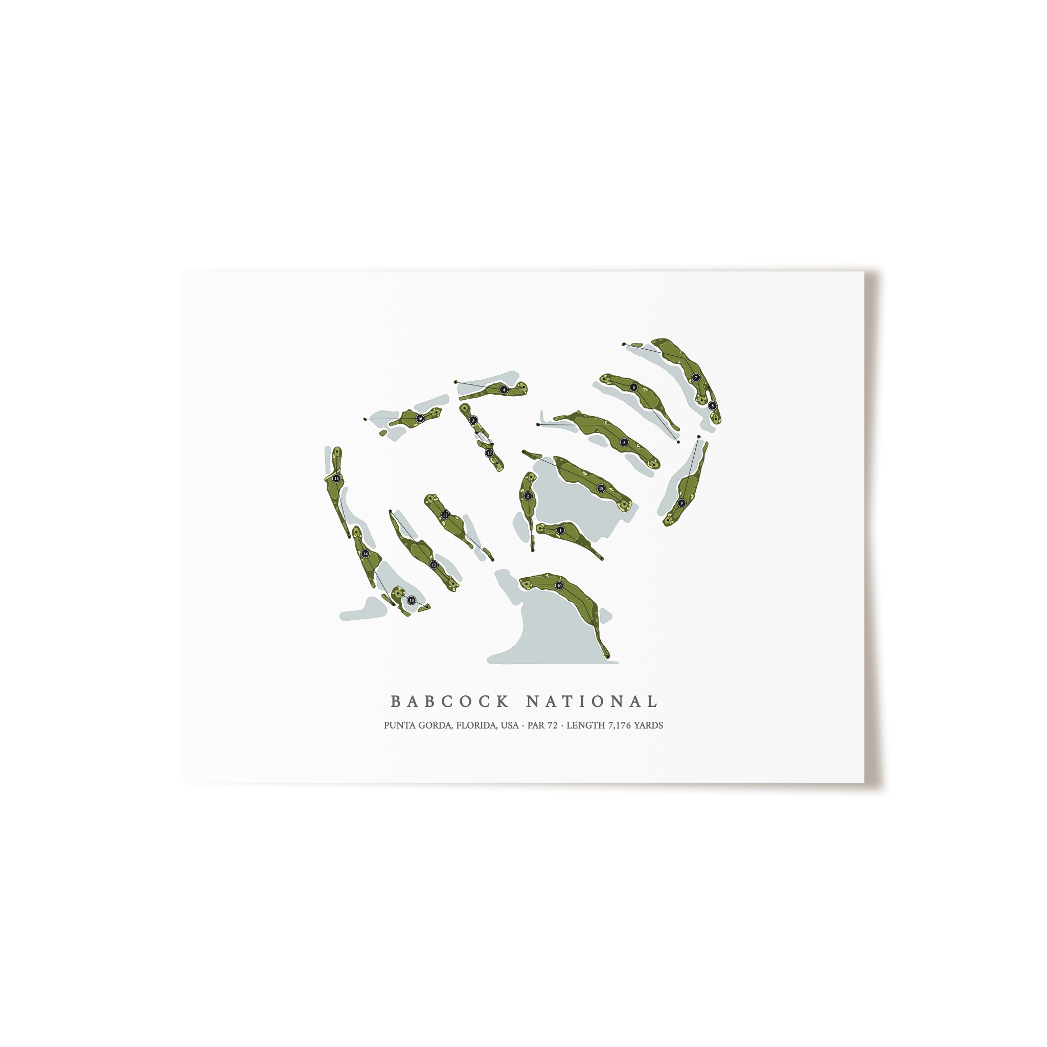 Babcock National | Golf Course Print | Unframed