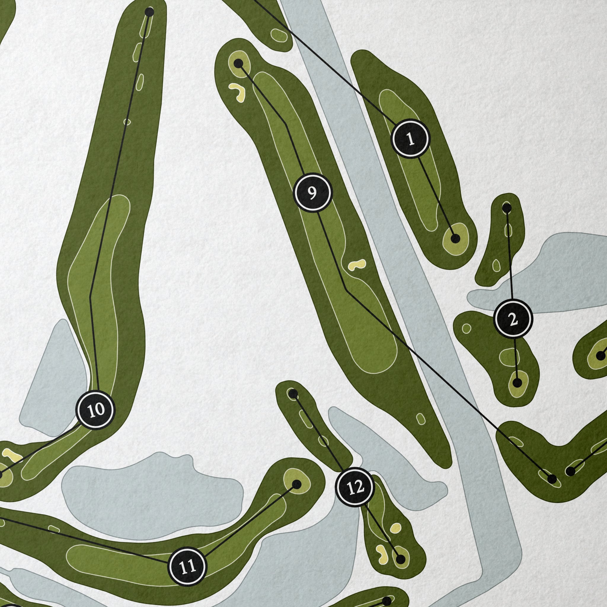 Babe Zaharias Golf Course | Golf Course Print | Close Up