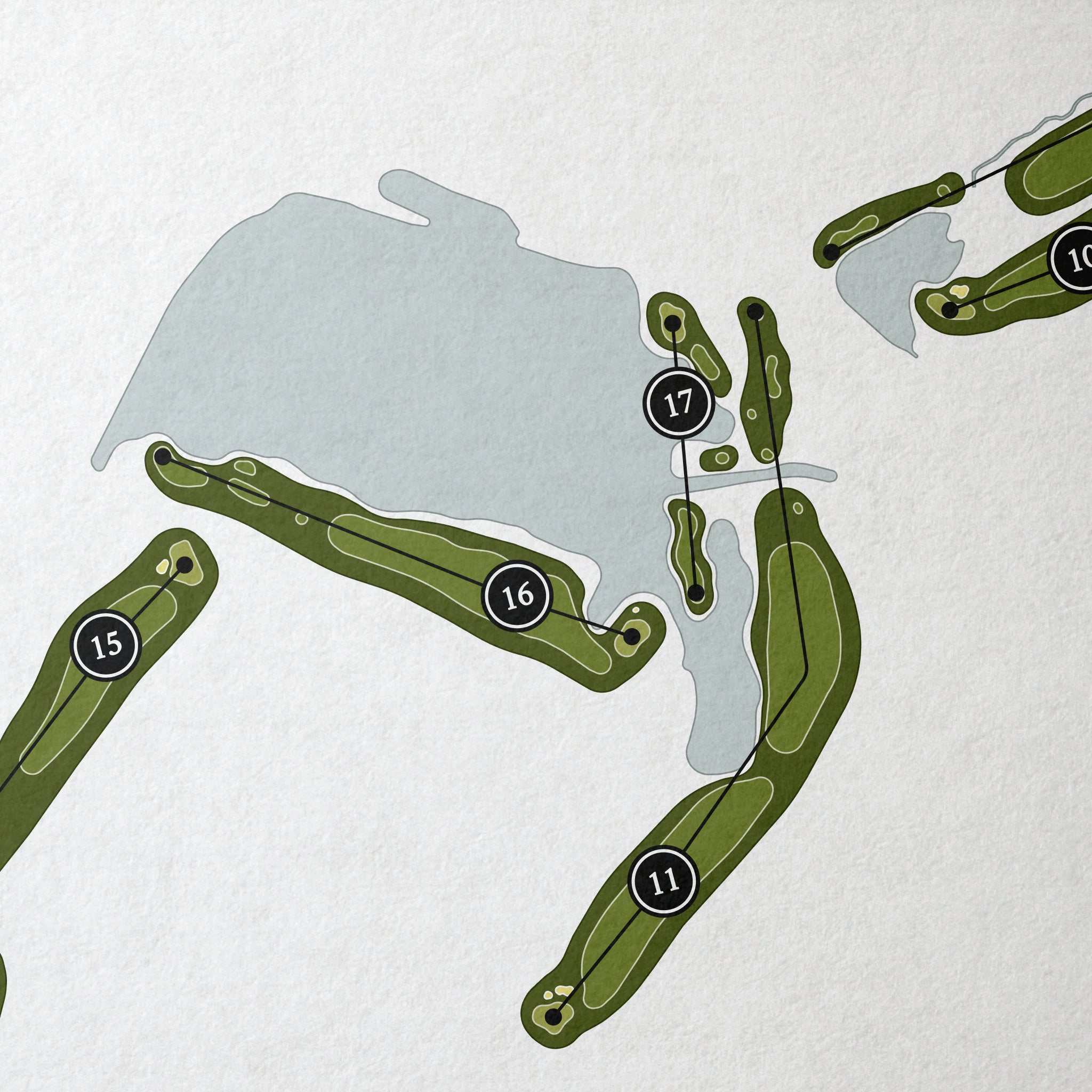 Bailey Ranch Golf Club | Golf Course Map | Close Up