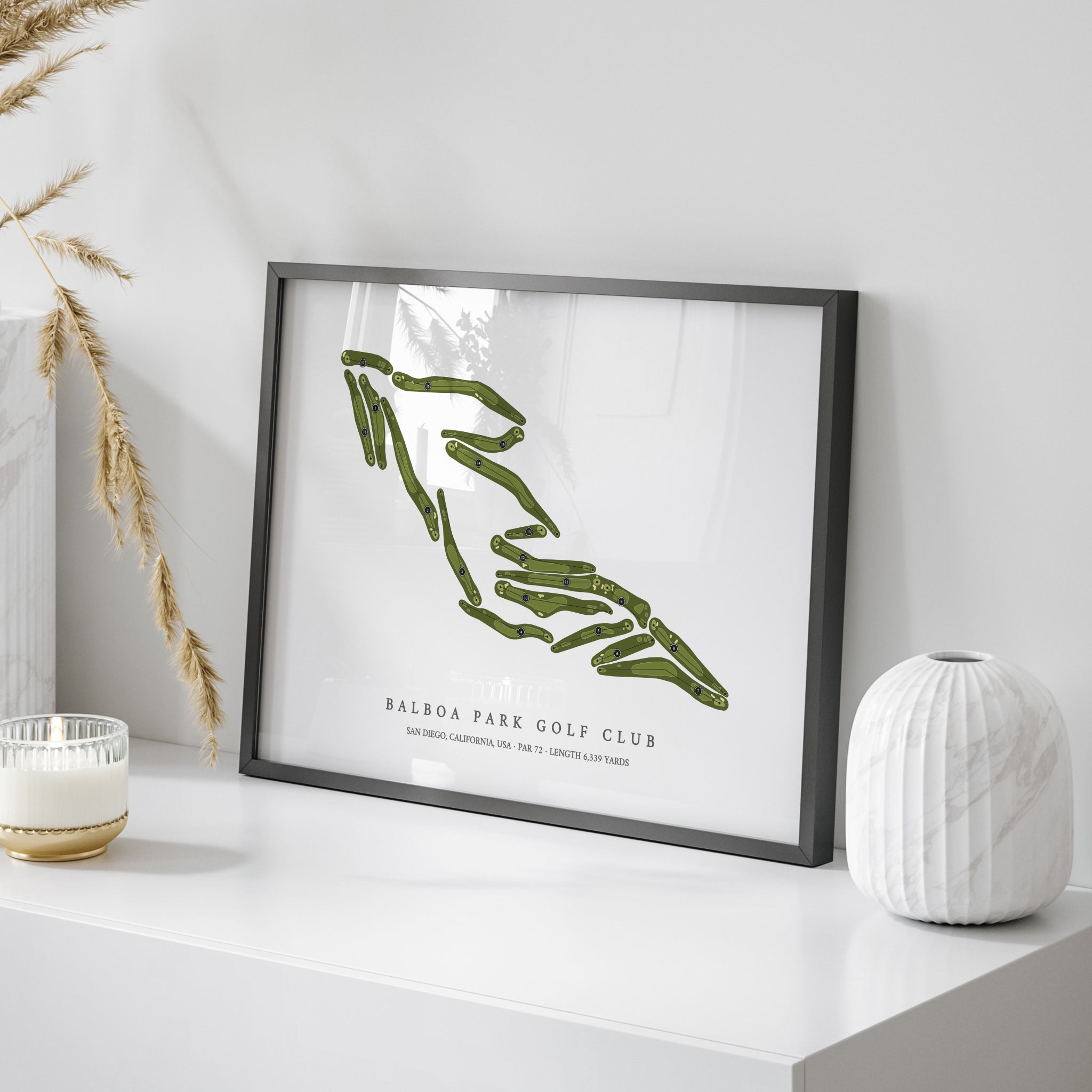 Balboa Park Golf Club | Golf Course Map | On Table