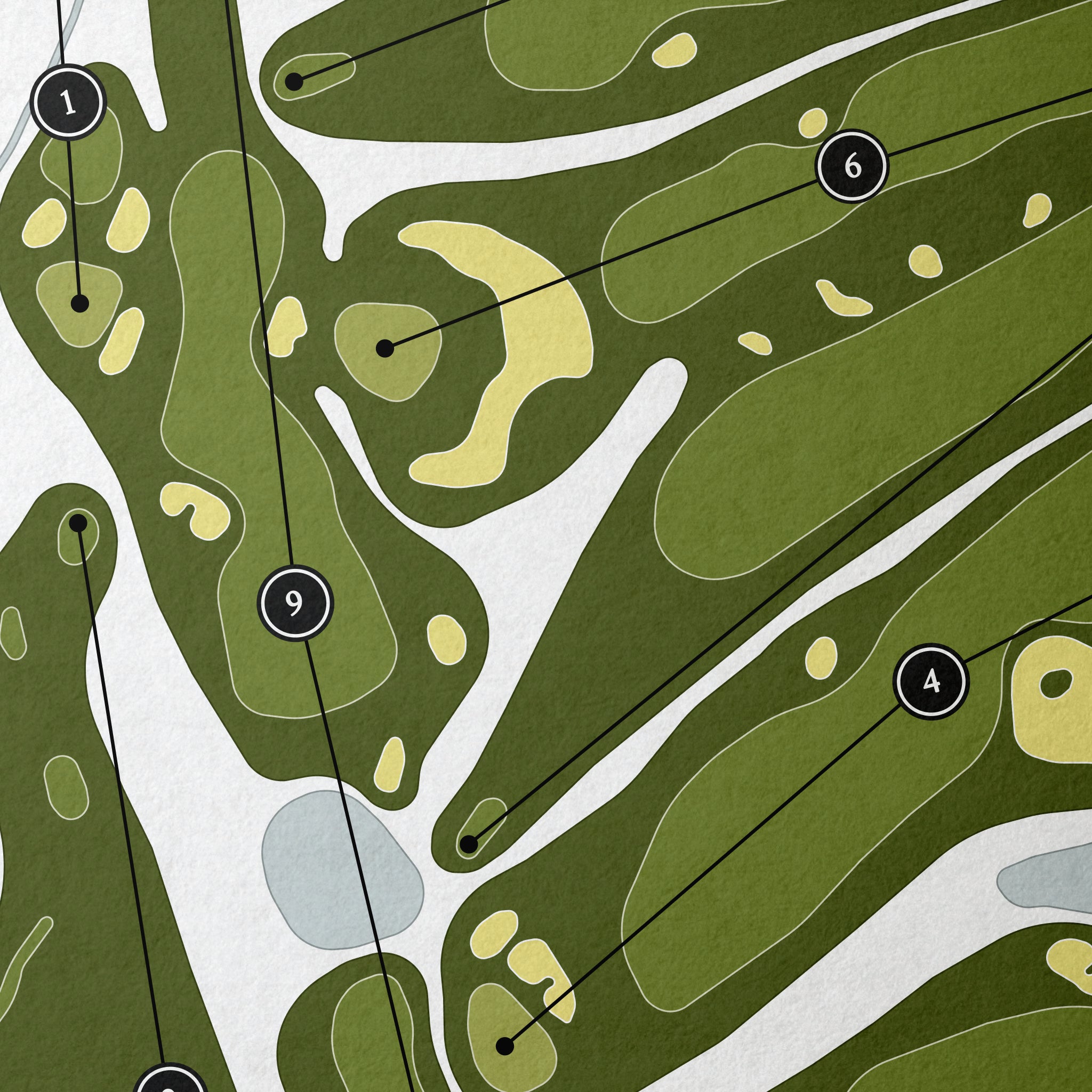 Balmoral Golf Club | Golf Course Map | Close Up