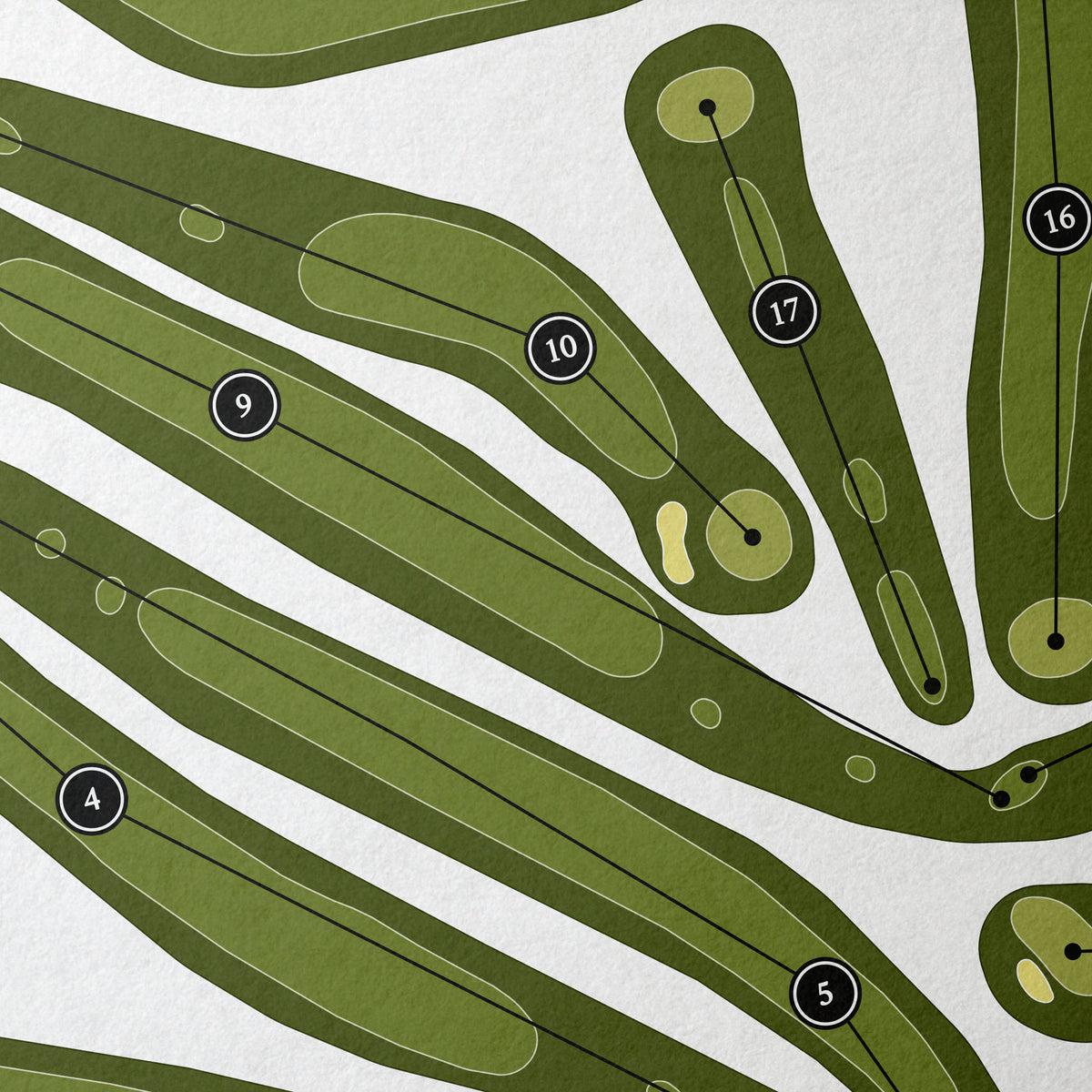 Balmoral Golf Course | Golf Course Map | Close Up