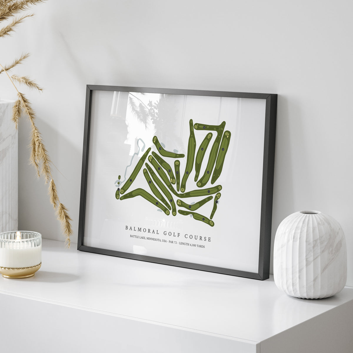 Balmoral Golf Course | Golf Course Map | On Table