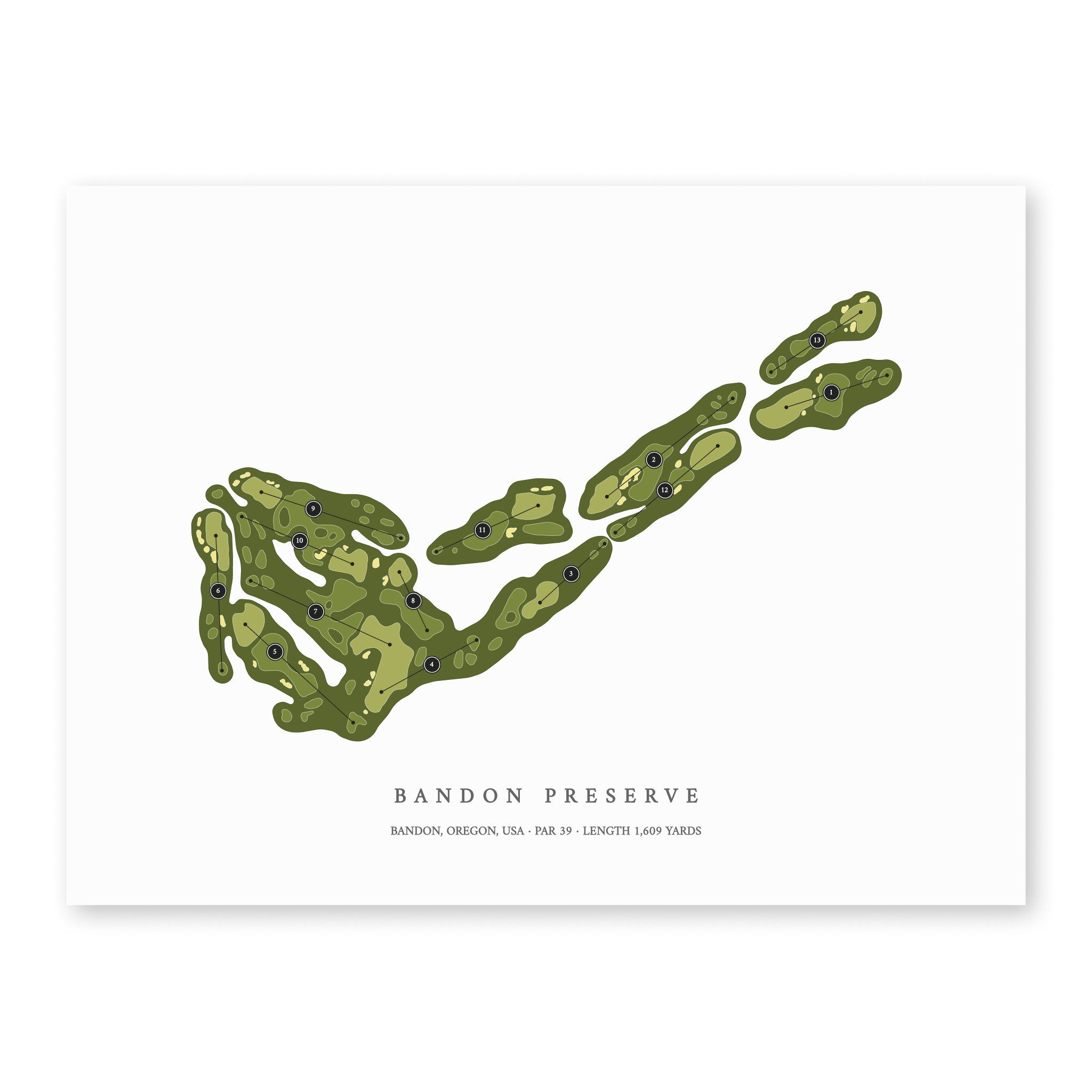 Bandon Preserve | Golf Course Print | Unframed