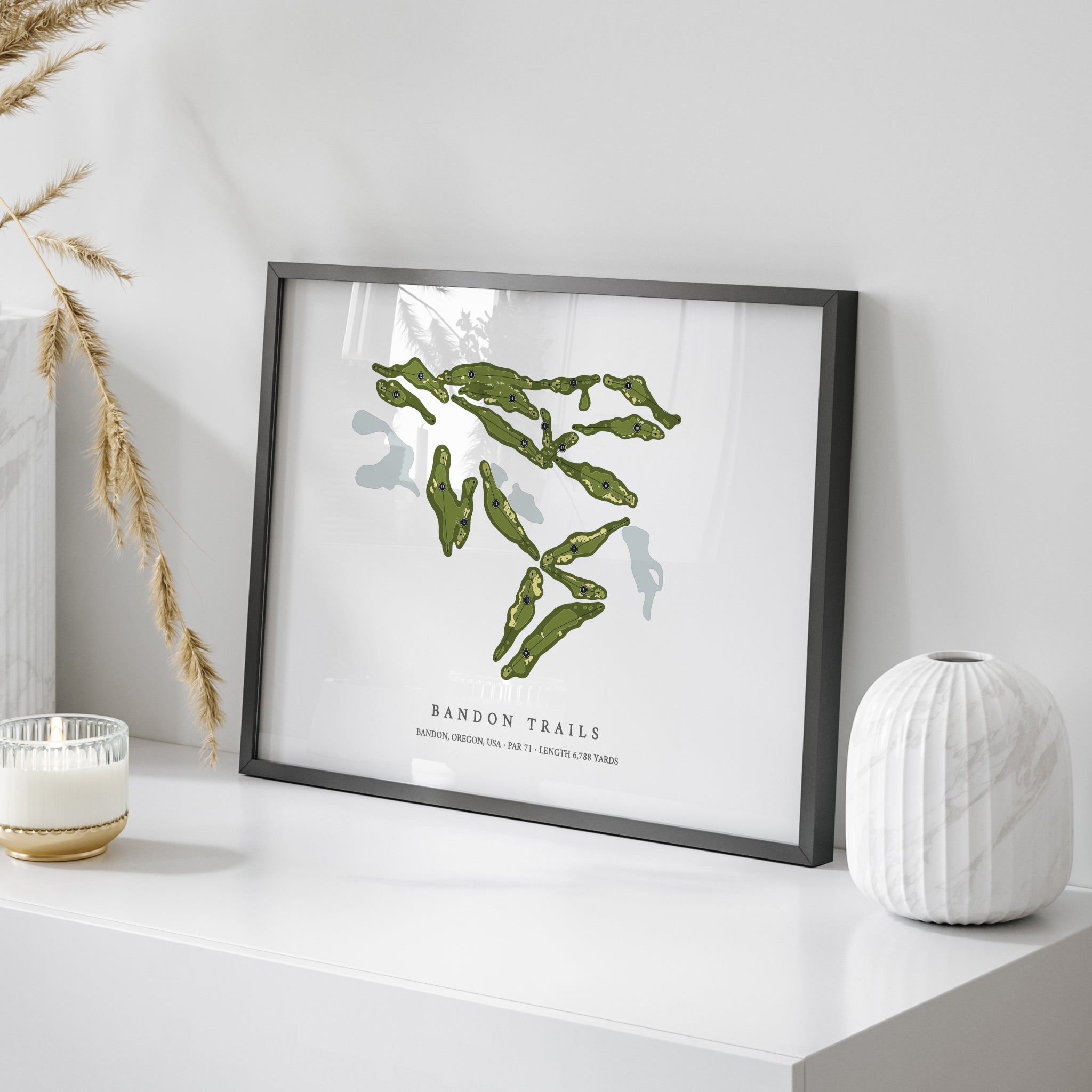 Bandon Trails | Golf Course Map | On Table