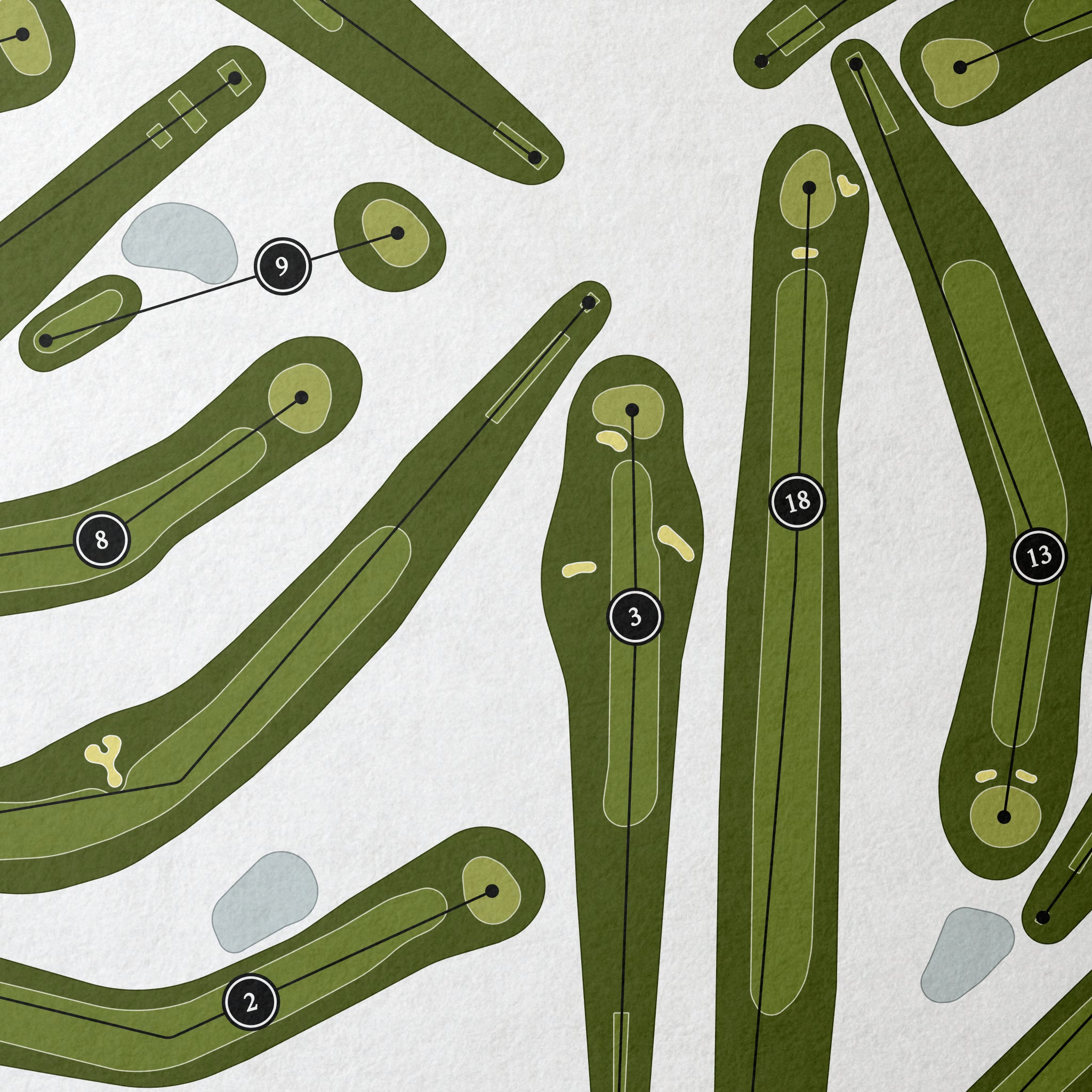 Barker Brook Golf Club | Golf Course Map | Close+Up