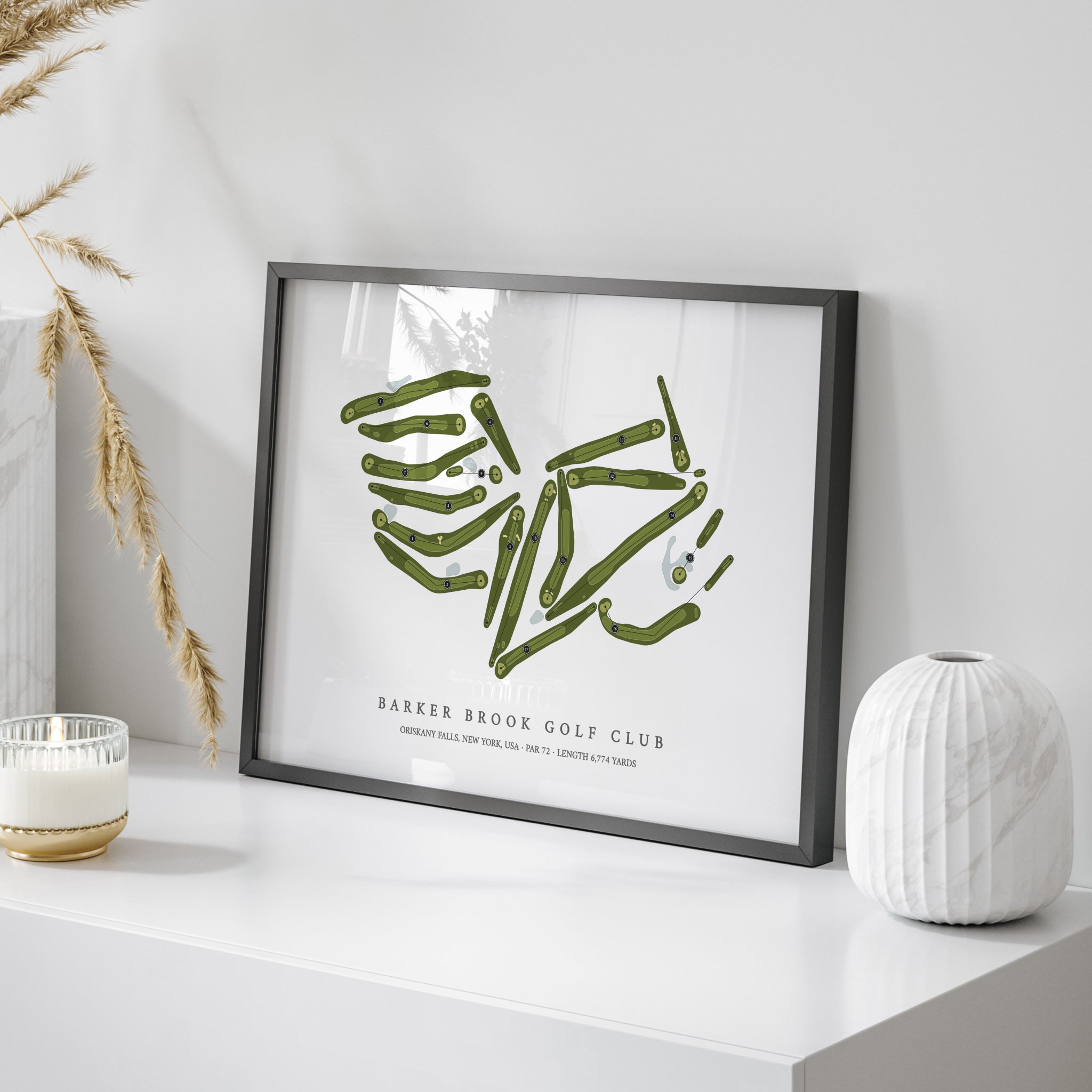 Barker Brook Golf Club | Golf Course Map | On+Table