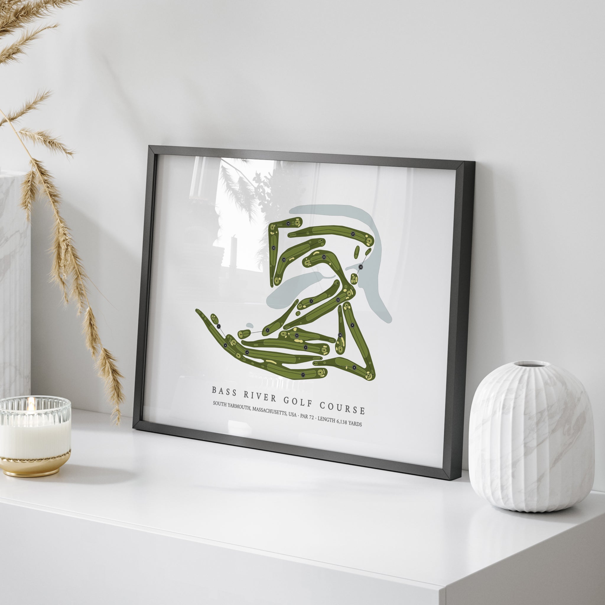Bass River Golf Course | Golf Course Map | On Table