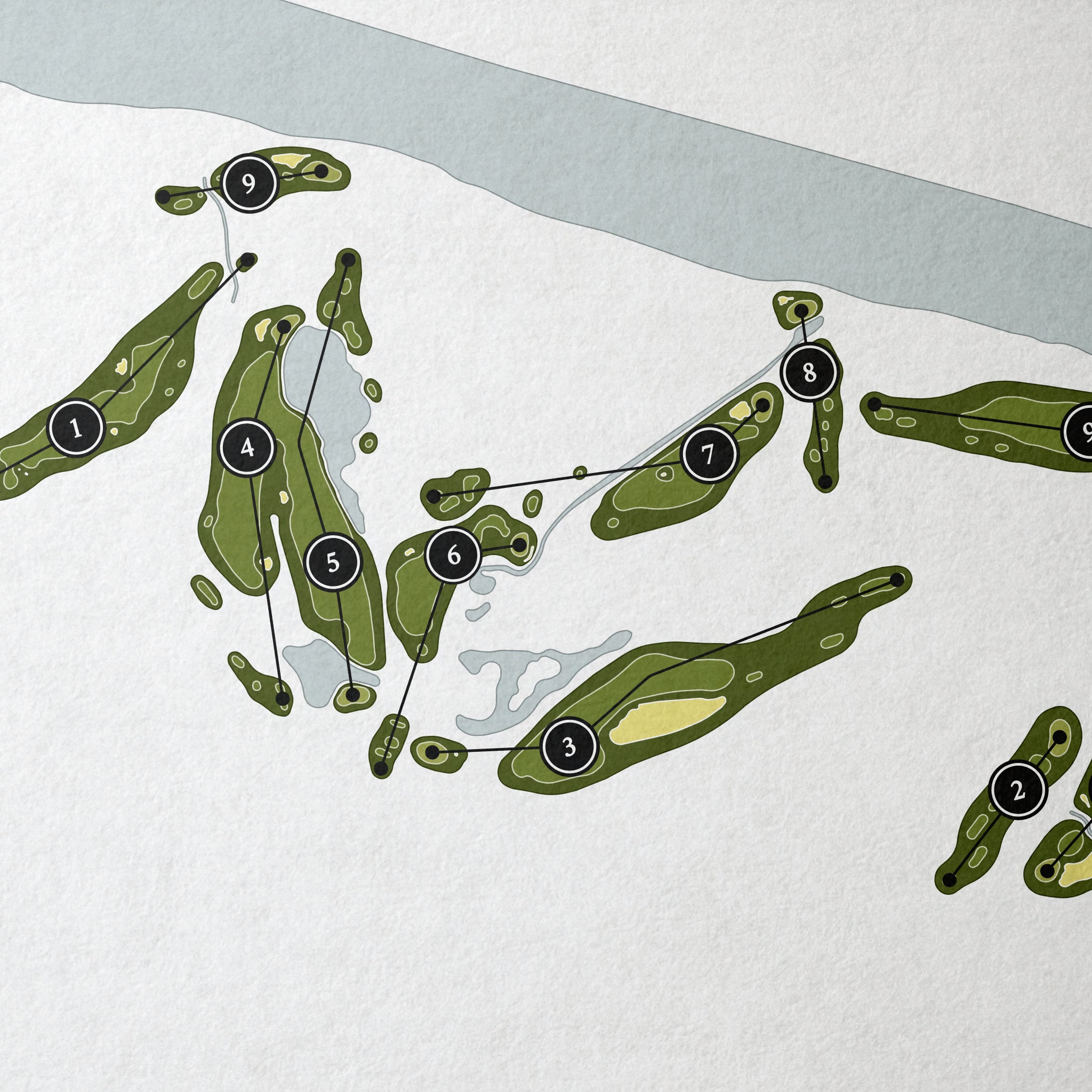 Bay Harbor Golf Club | Golf Course Map | Close+Up