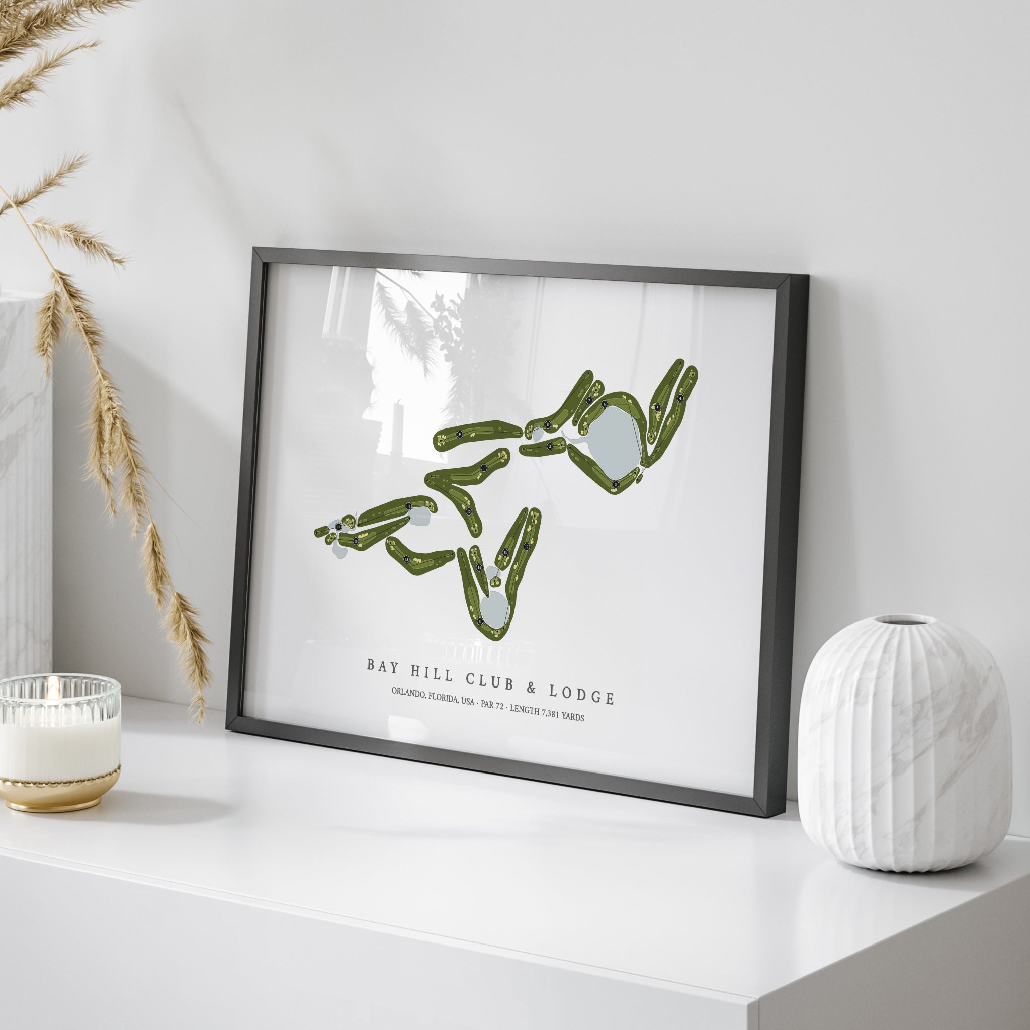 Bay Hill Club & Lodge | Golf Course Print | On+Table
