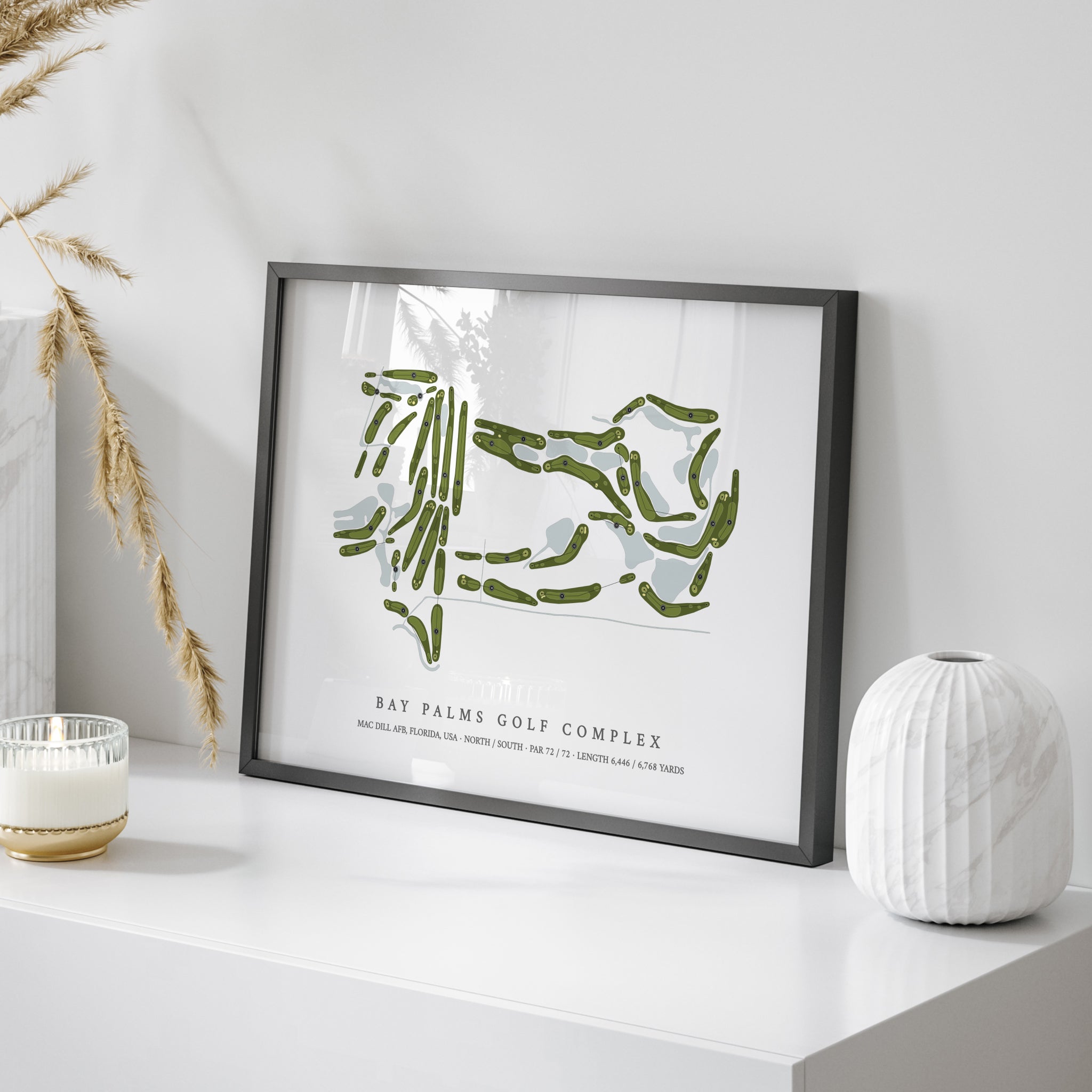 Bay Palms Golf Complex | Golf Course Map | On Table