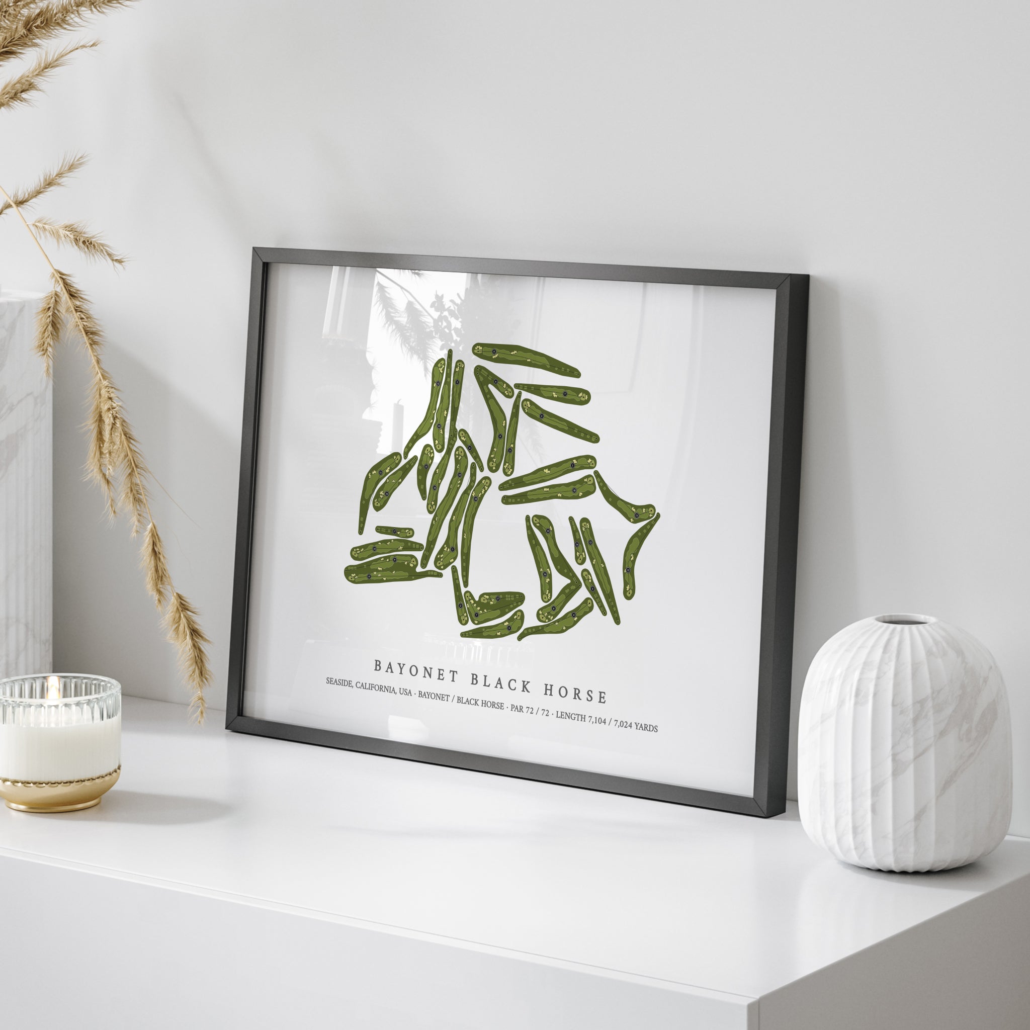 Bayonet Black Horse | Golf Course Print | On+Table