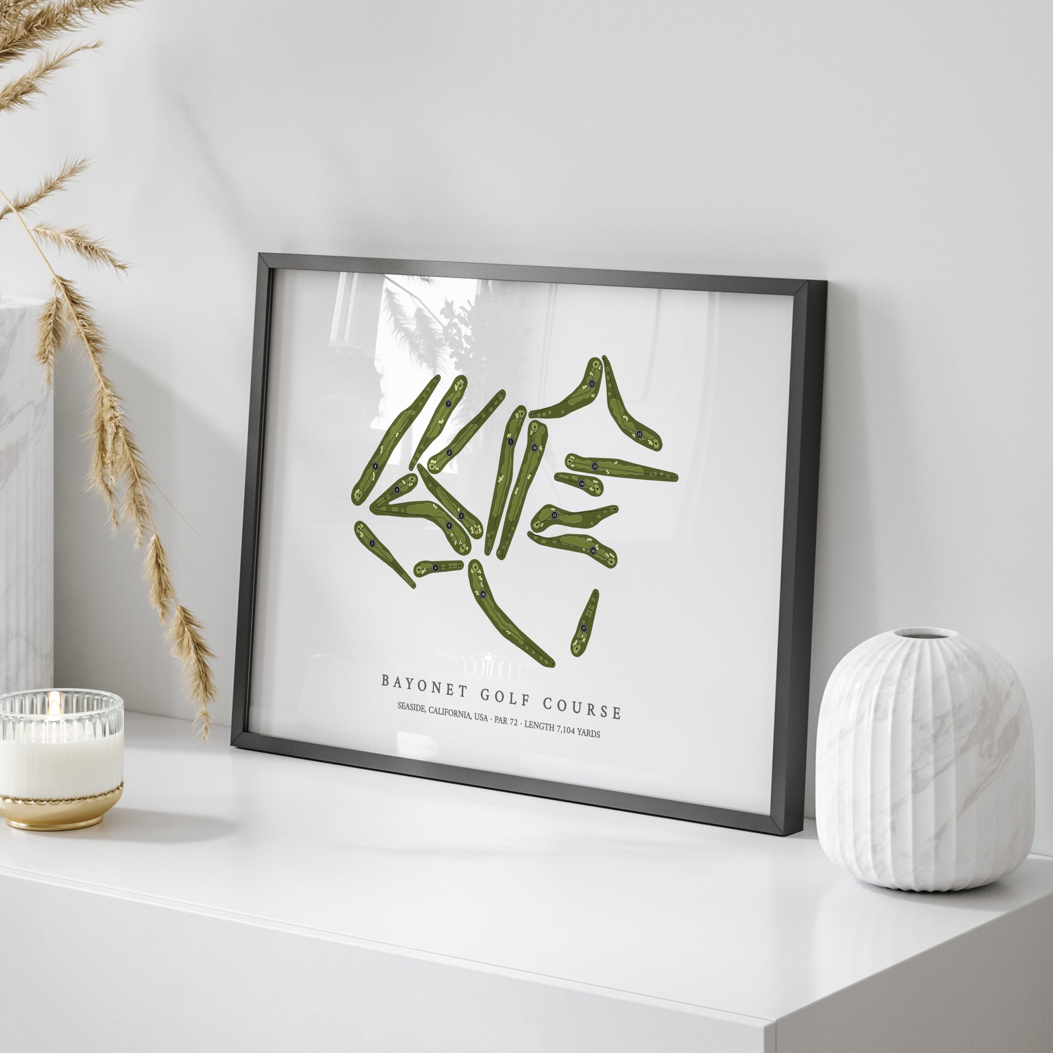 Bayonet Golf Course | Golf Course Print | On+Table