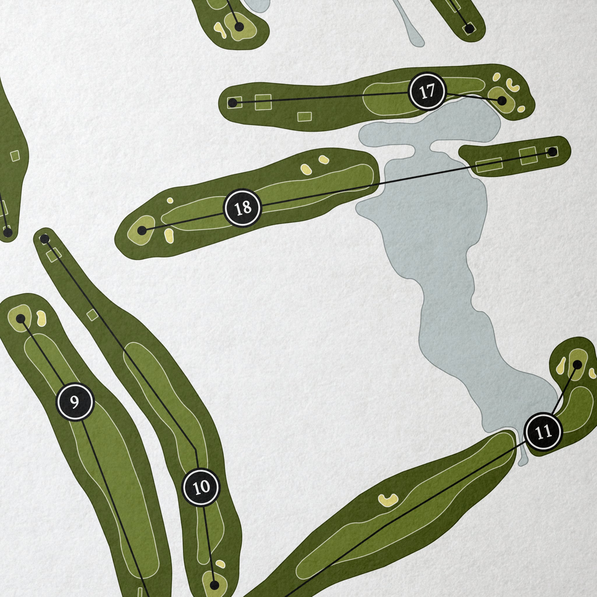 Bear Creek Golf Club | Golf Course Map | Close Up