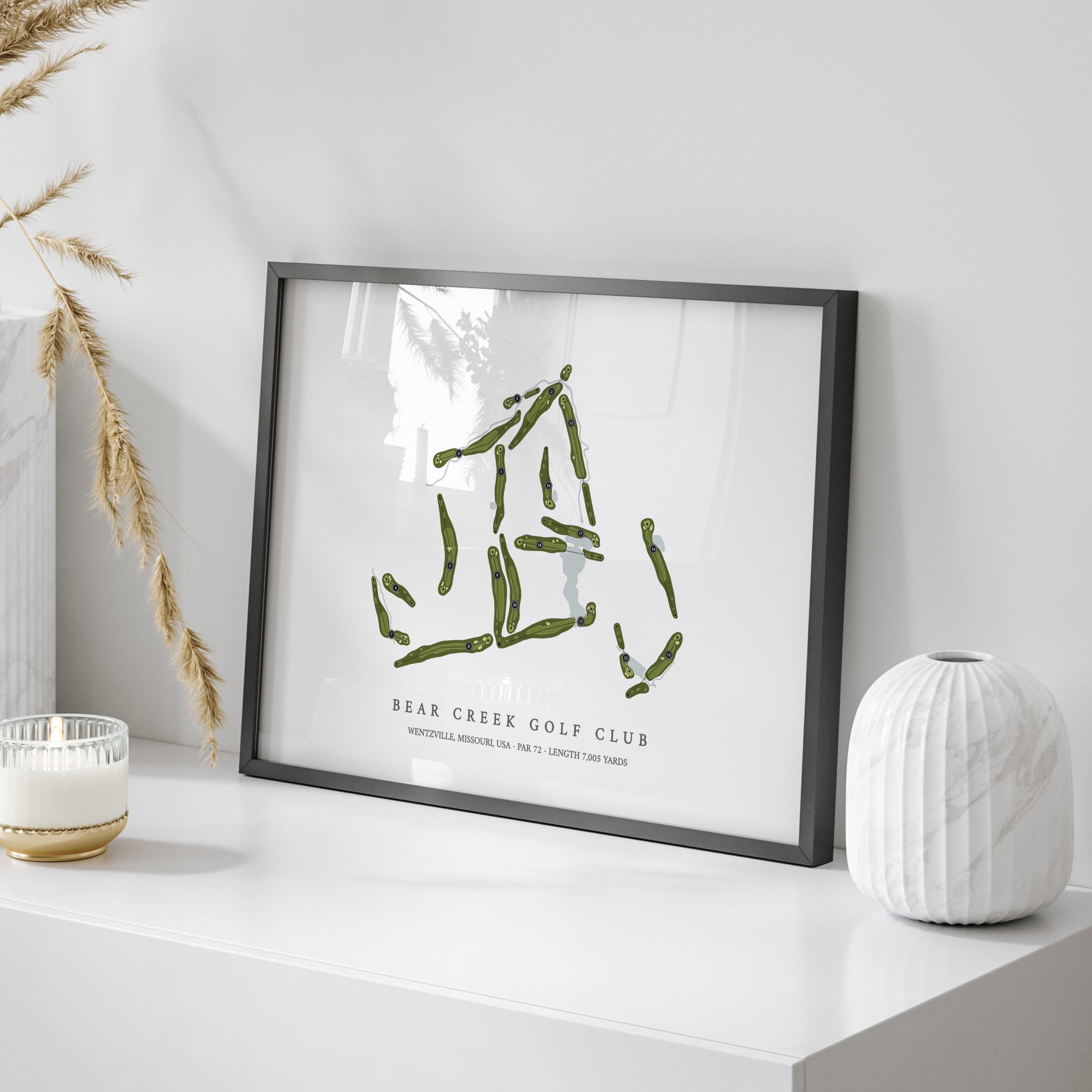 Bear Creek Golf Club | Golf Course Map | On Table