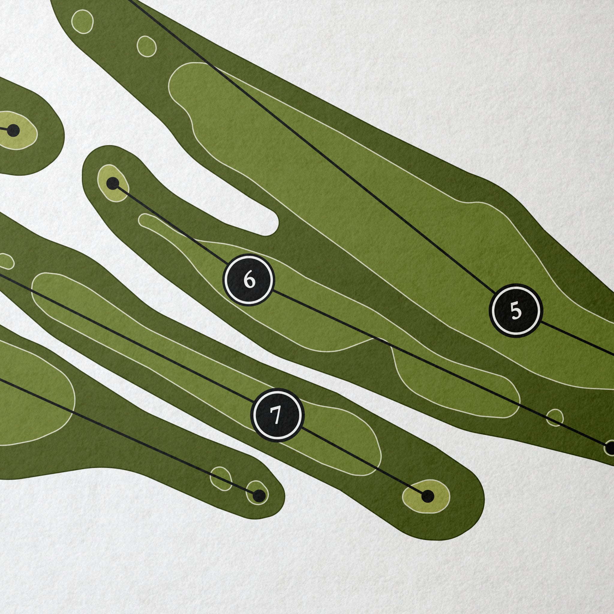 Bear Creek Golf Course | Golf Course Map | Close+Up