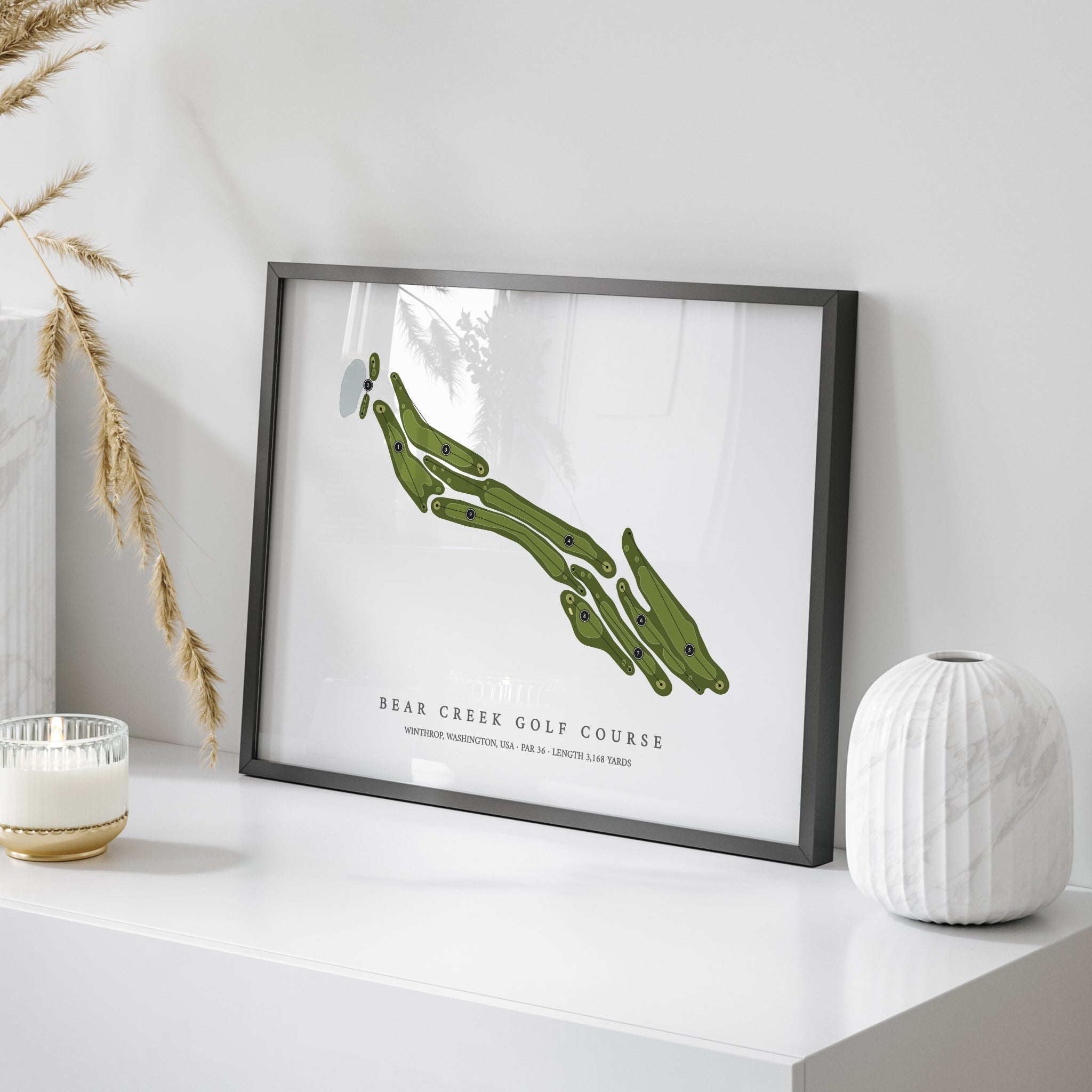 Bear Creek Golf Course | Golf Course Map | On+Table