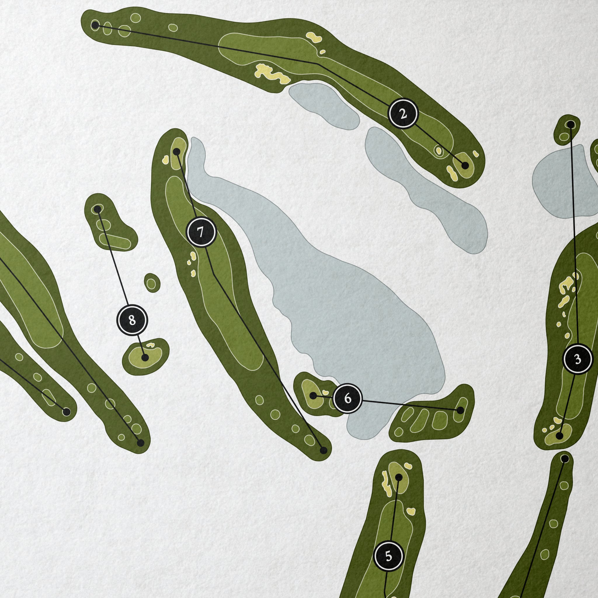 Bearpath Golf & Country Club | Golf Course Map | Close Up