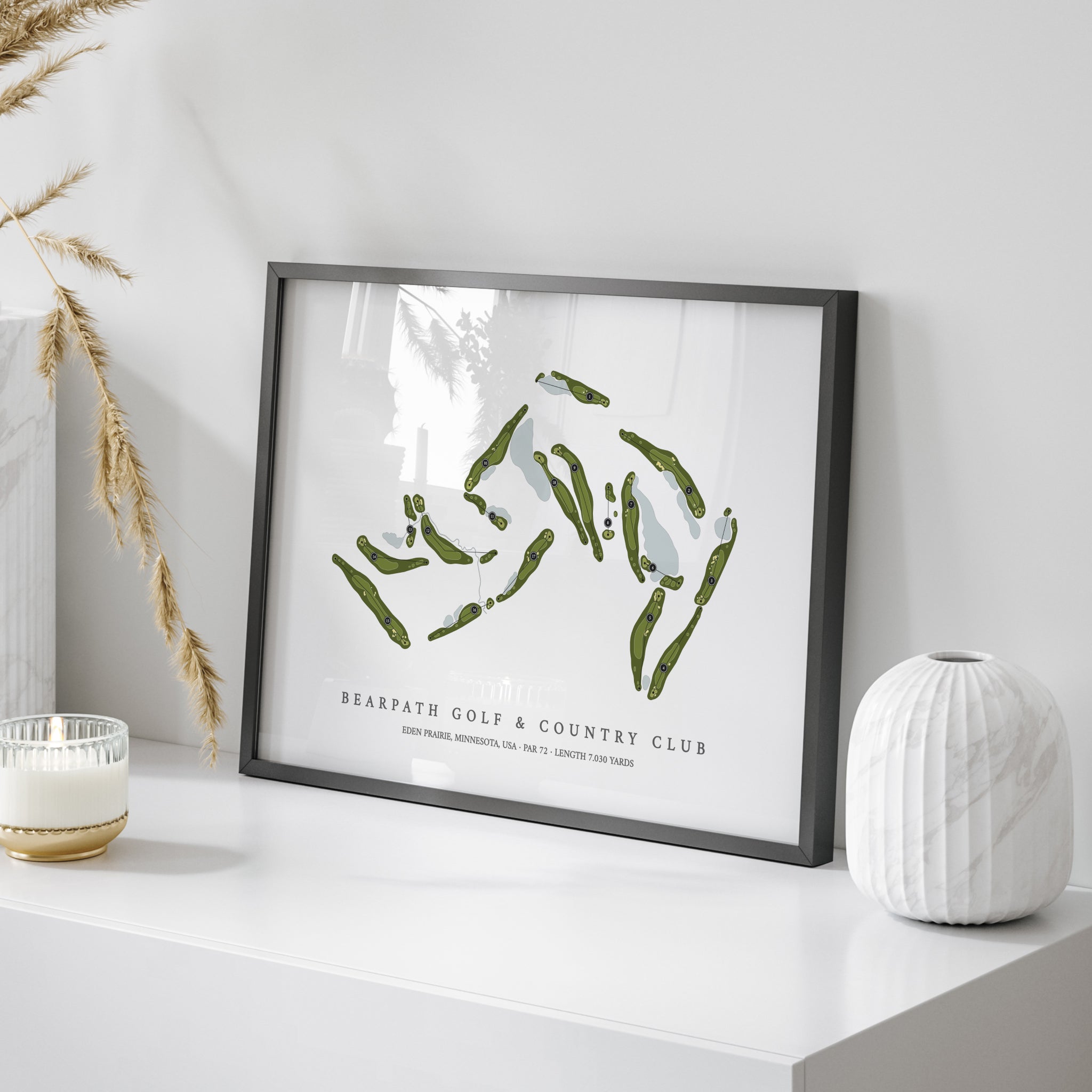 Bearpath Golf & Country Club | Golf Course Map | On Table