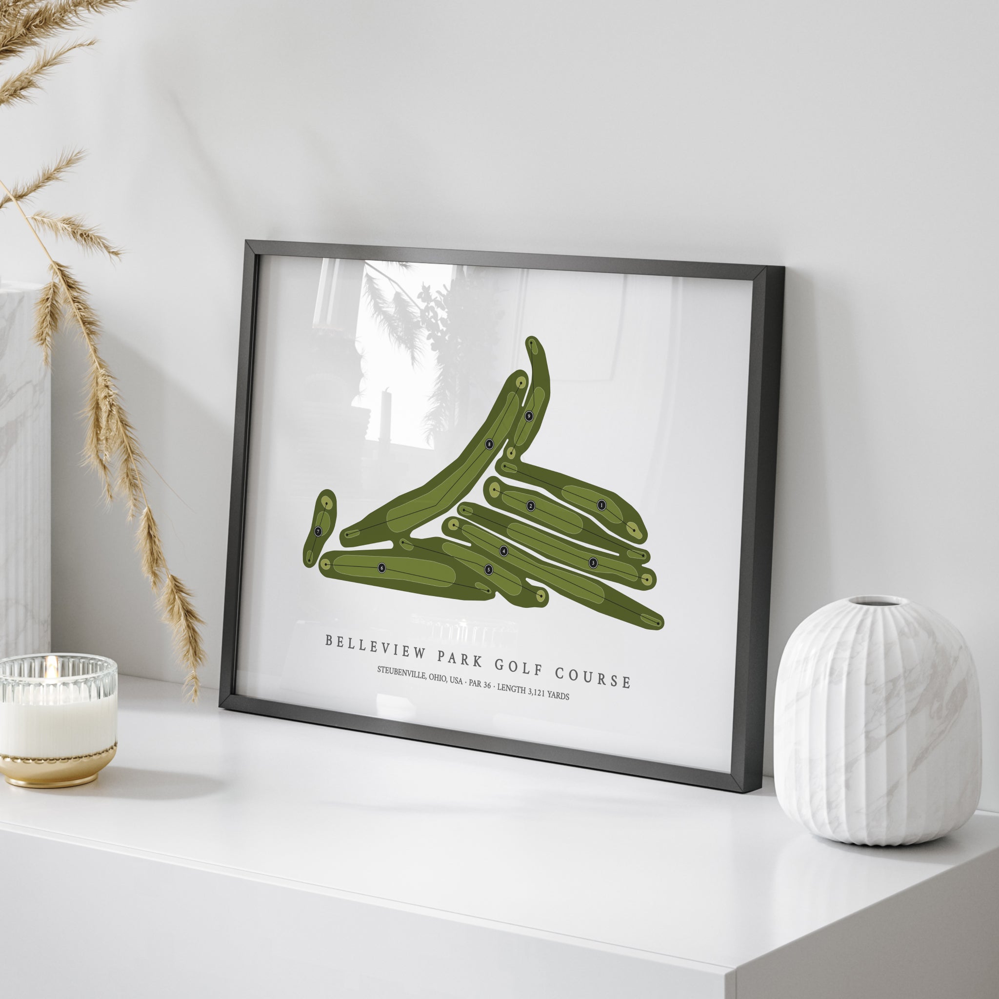 Belleview Park Golf Course | Golf Course Map | On Table