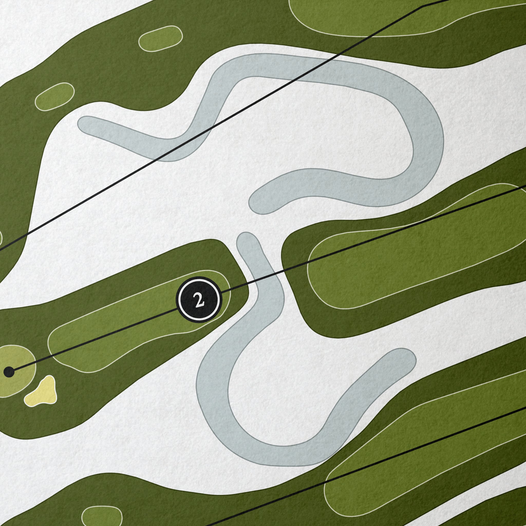 Belmont Golf Club | Golf Course Map | Close Up