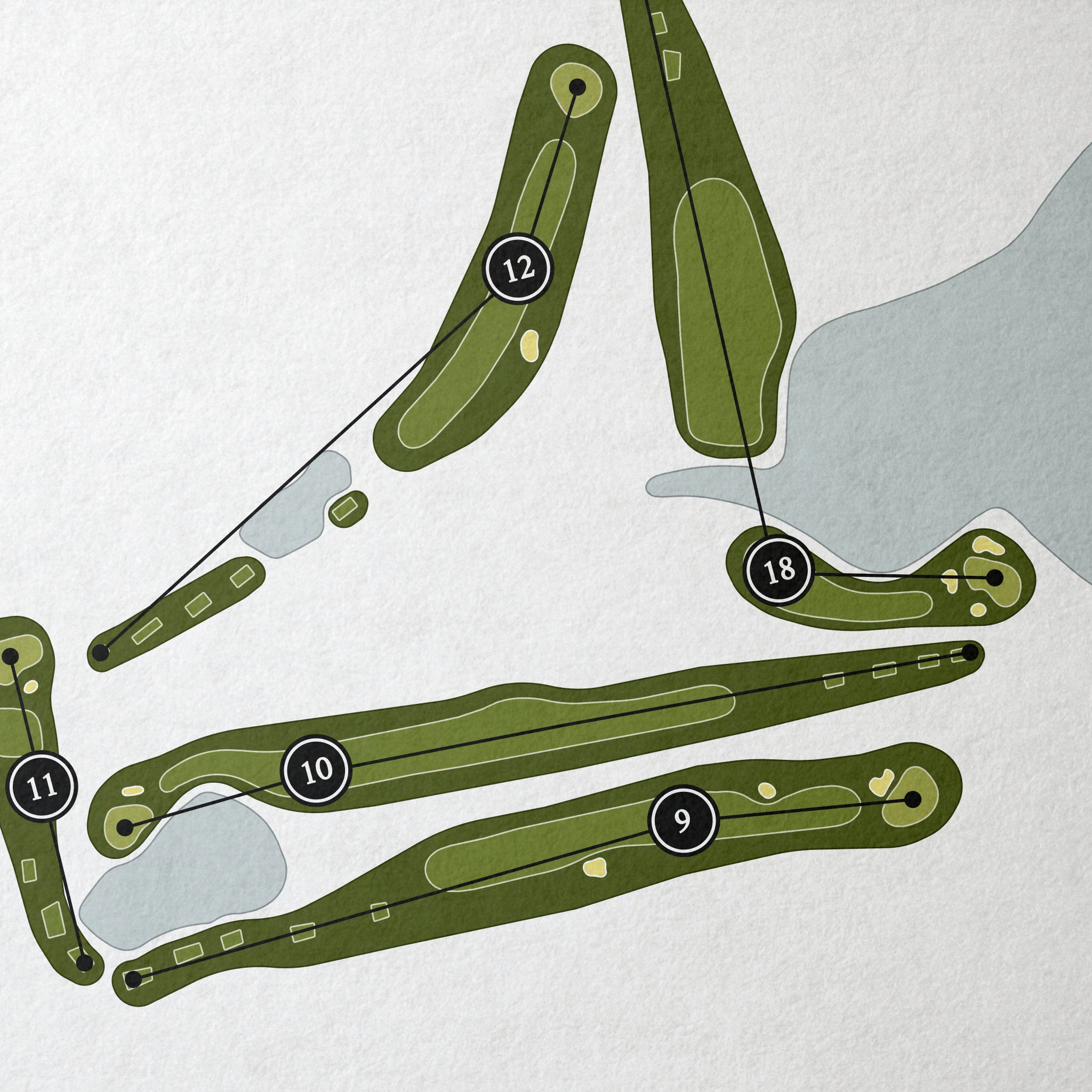 Bentwinds Golf & Country Club | Golf Course Map | Close Up