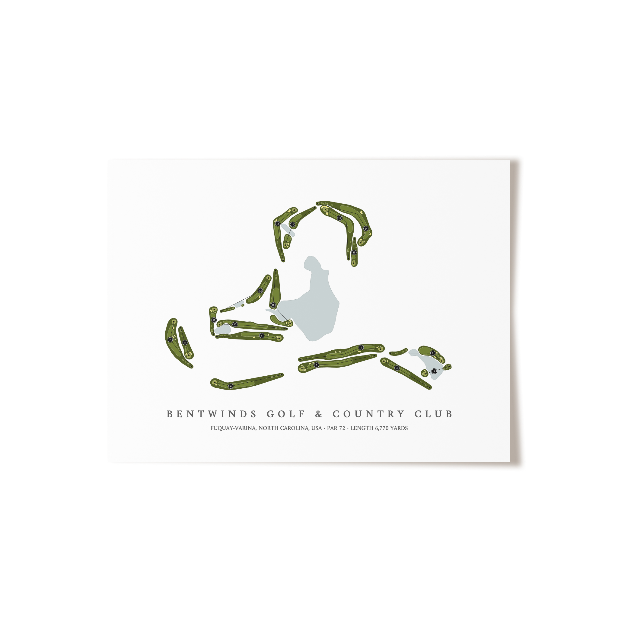 Bentwinds Golf & Country Club | Golf Course Print | Unframed